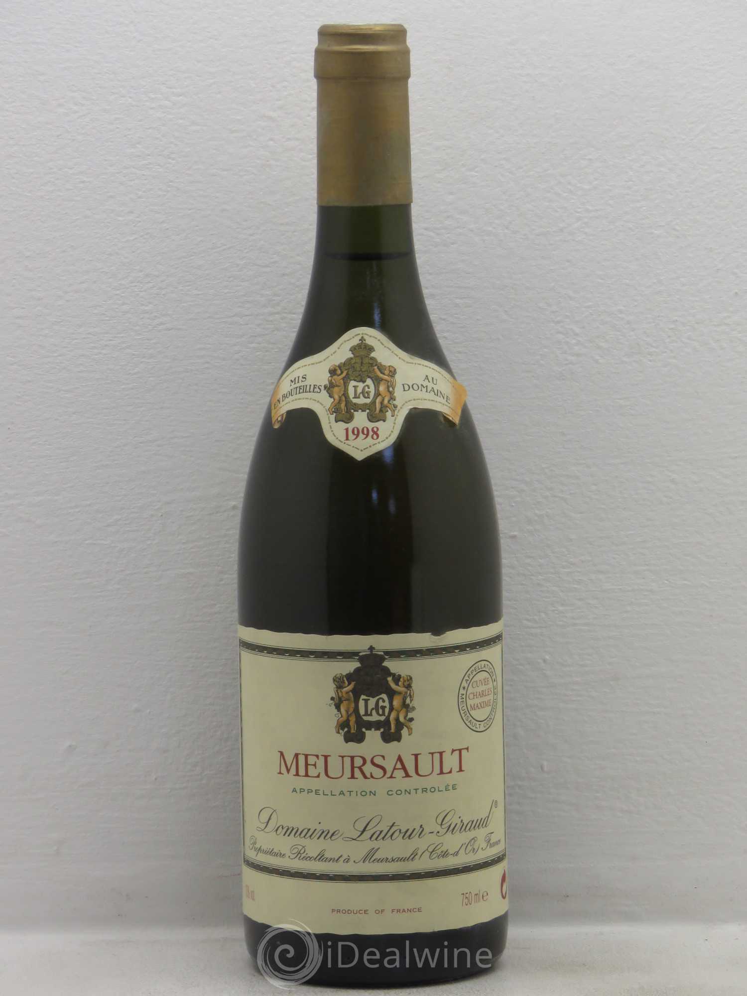 Meursault Domaine Latour Giraud 1998 - Posten von 1 Flasche - 0