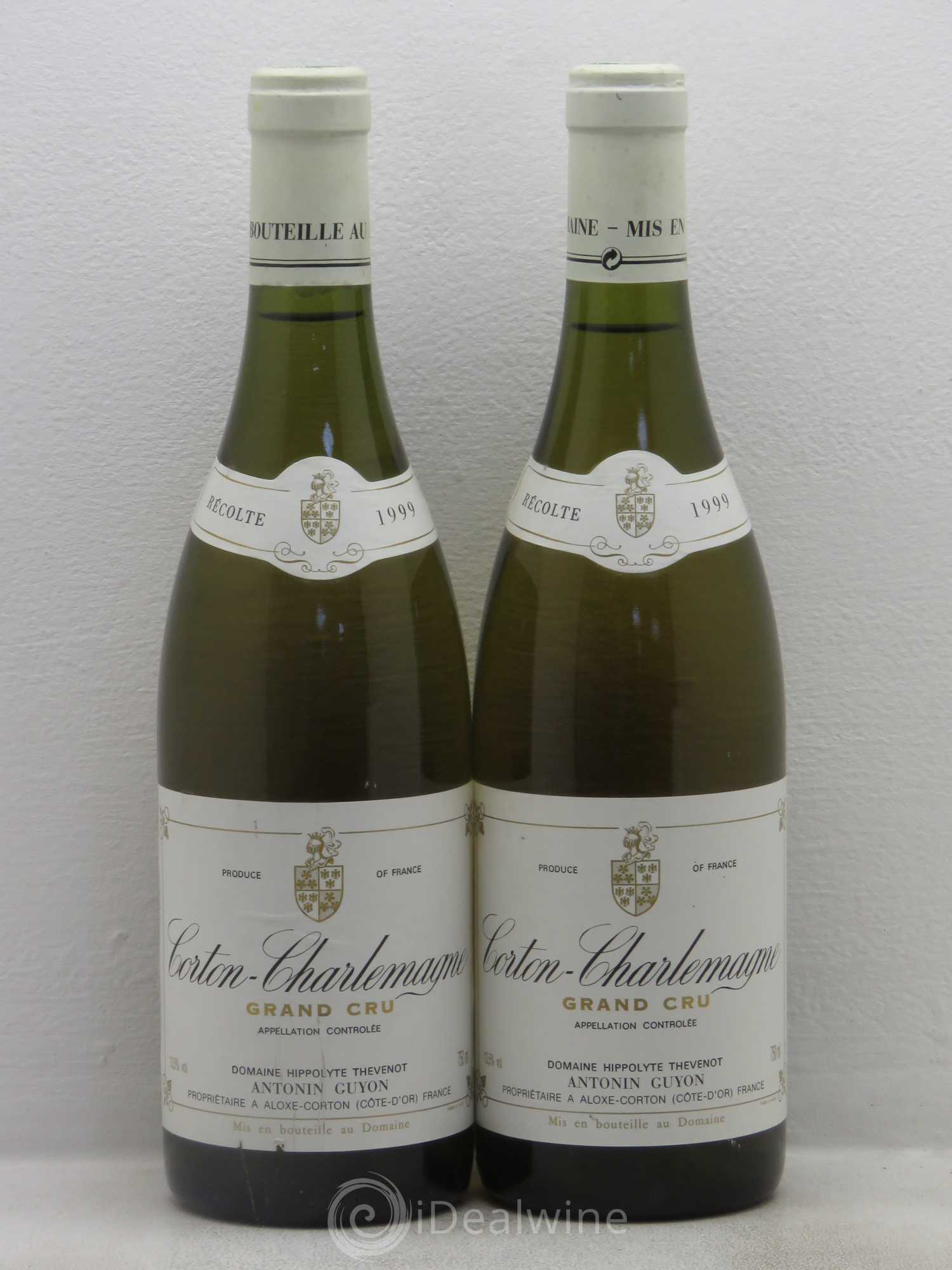 Corton-Charlemagne Grand Cru 1999 - Lotto di 2 bottiglie - 0