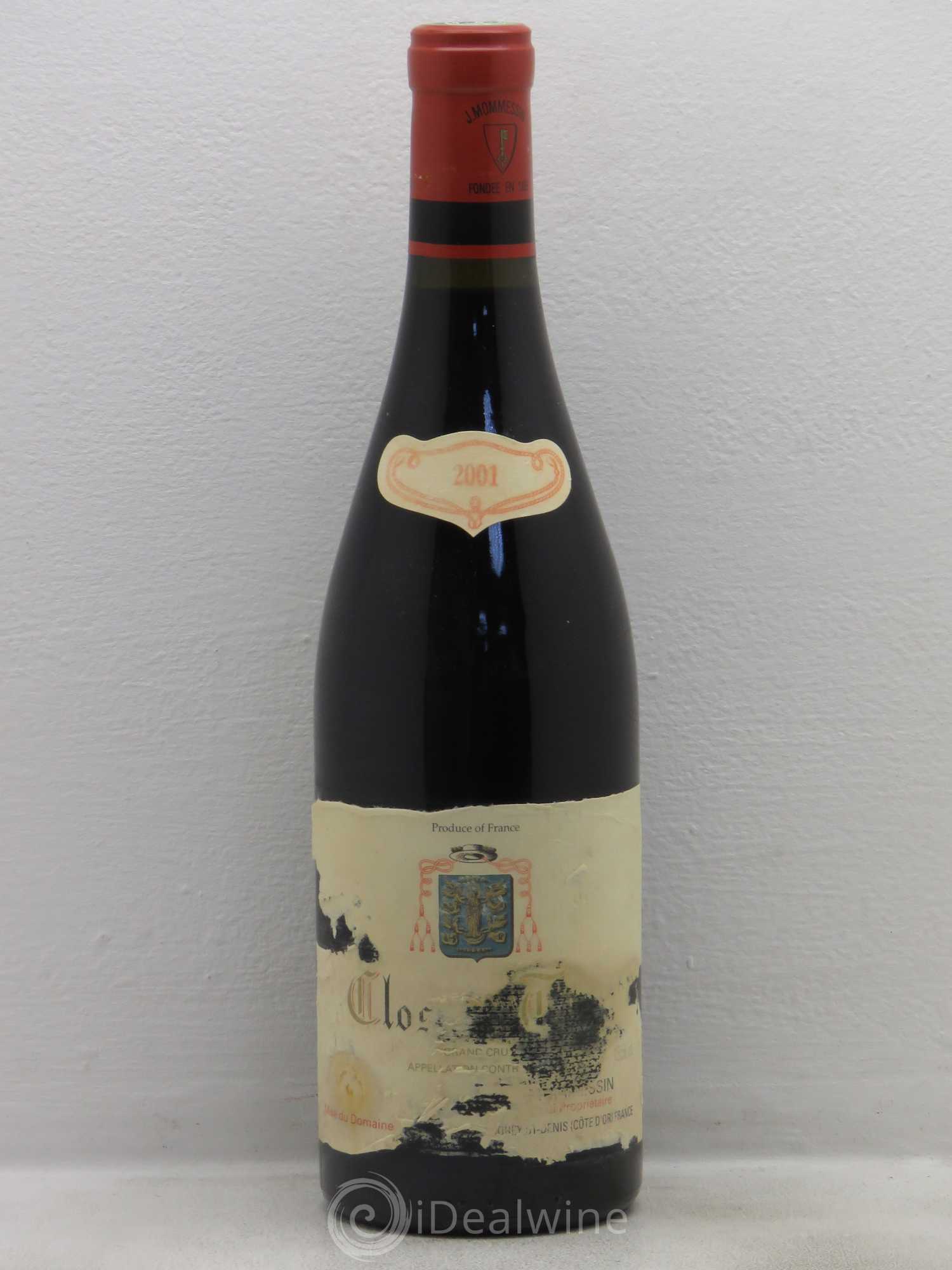 Clos de Tart Grand Cru Clos de Tart 2001 - Lot de 1 bouteille - 0