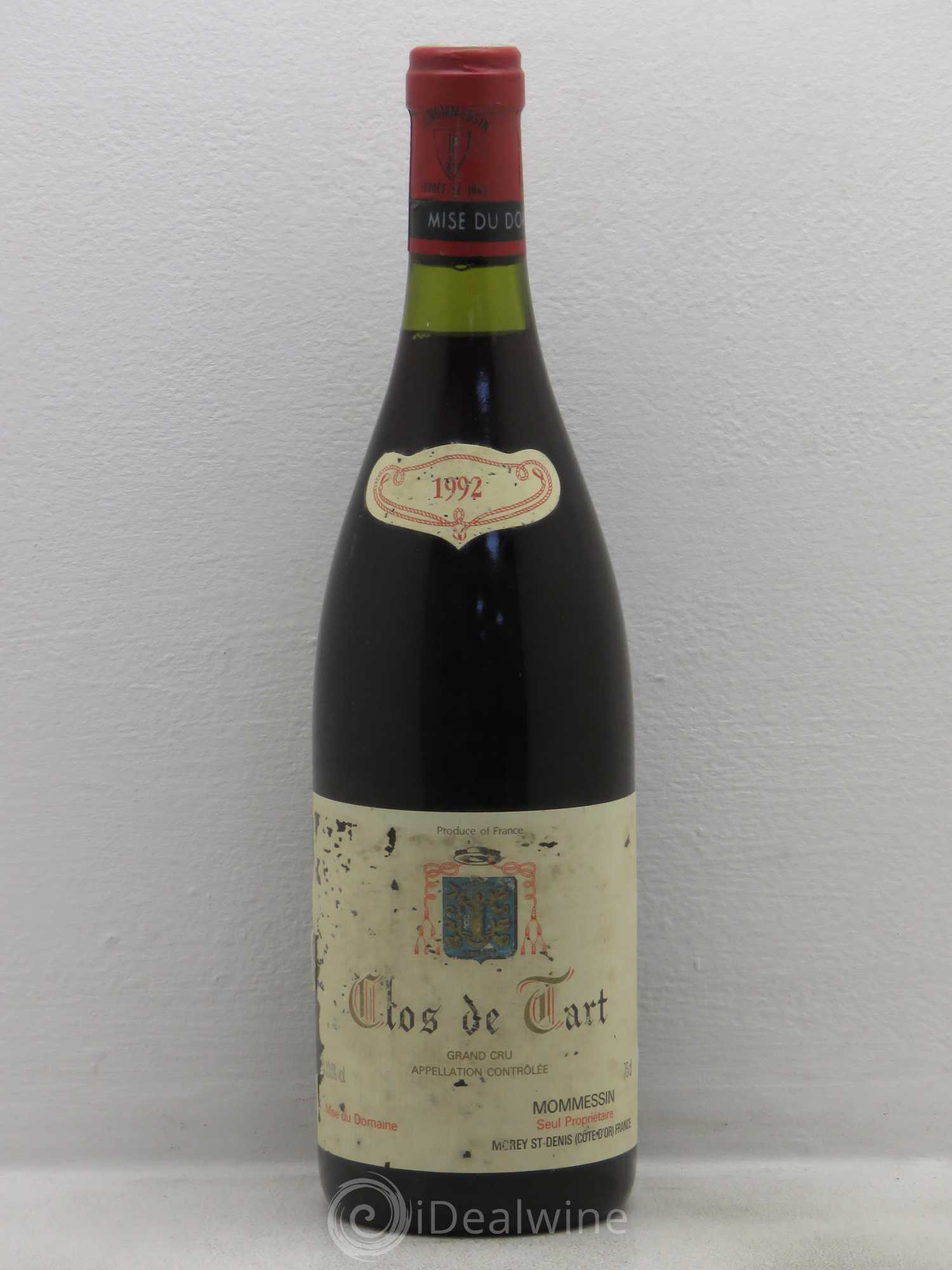 Clos de Tart Grand Cru Clos de Tart 1992 - Lot de 1 bouteille - 0