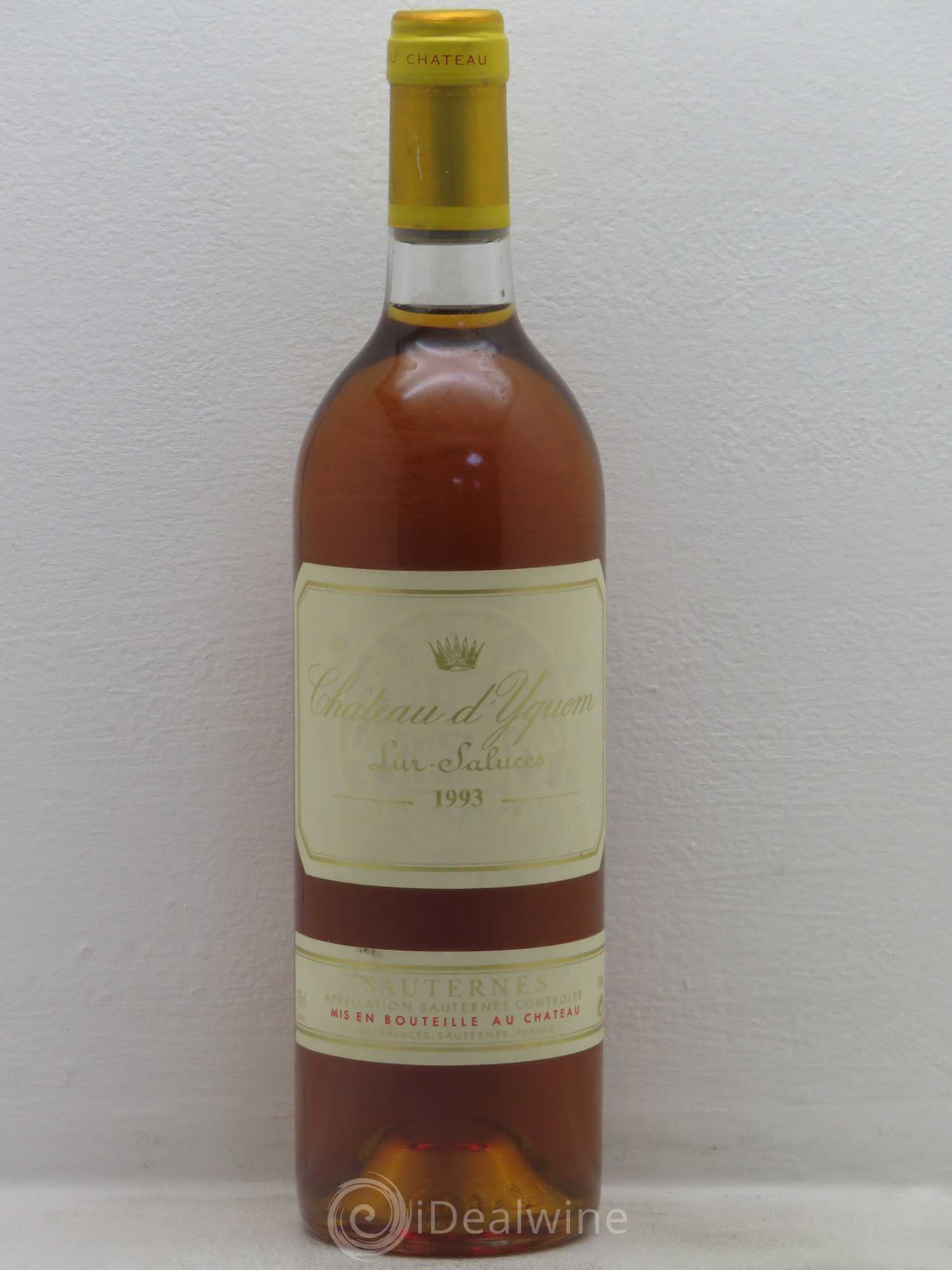 Château d' Yquem 1er Cru Classé Supérieur 1993 - Lotto di 1 bottiglia - 0