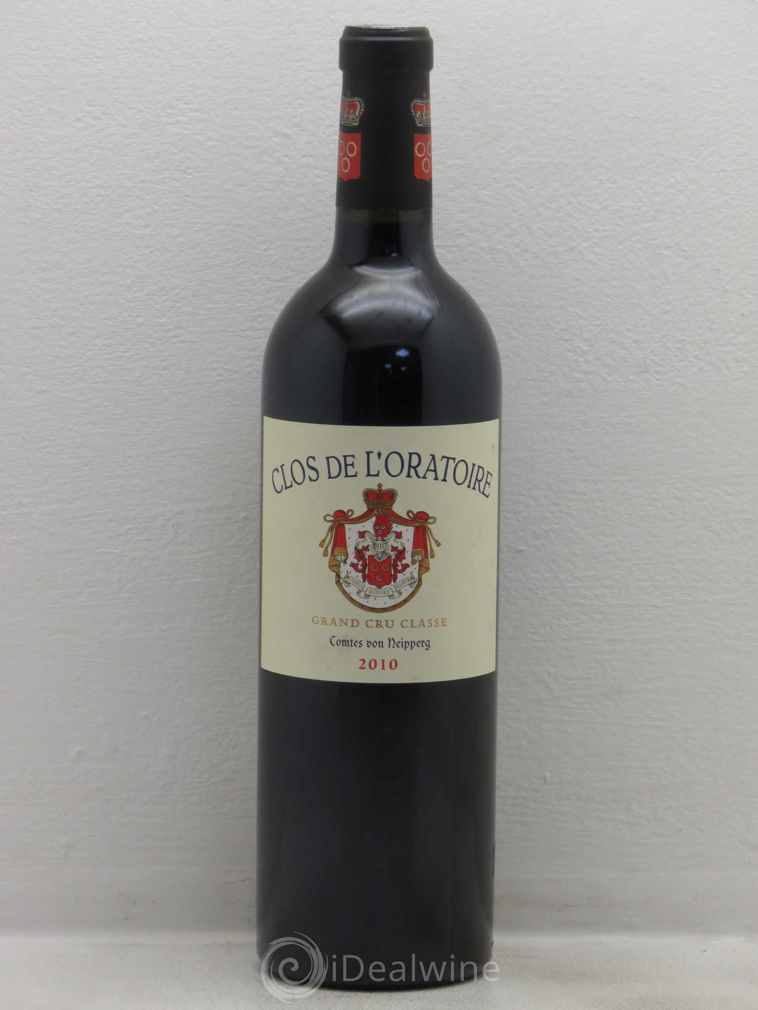 Clos de l'Oratoire Grand Cru Classé 2010 - Lot de 1 bouteille - 0