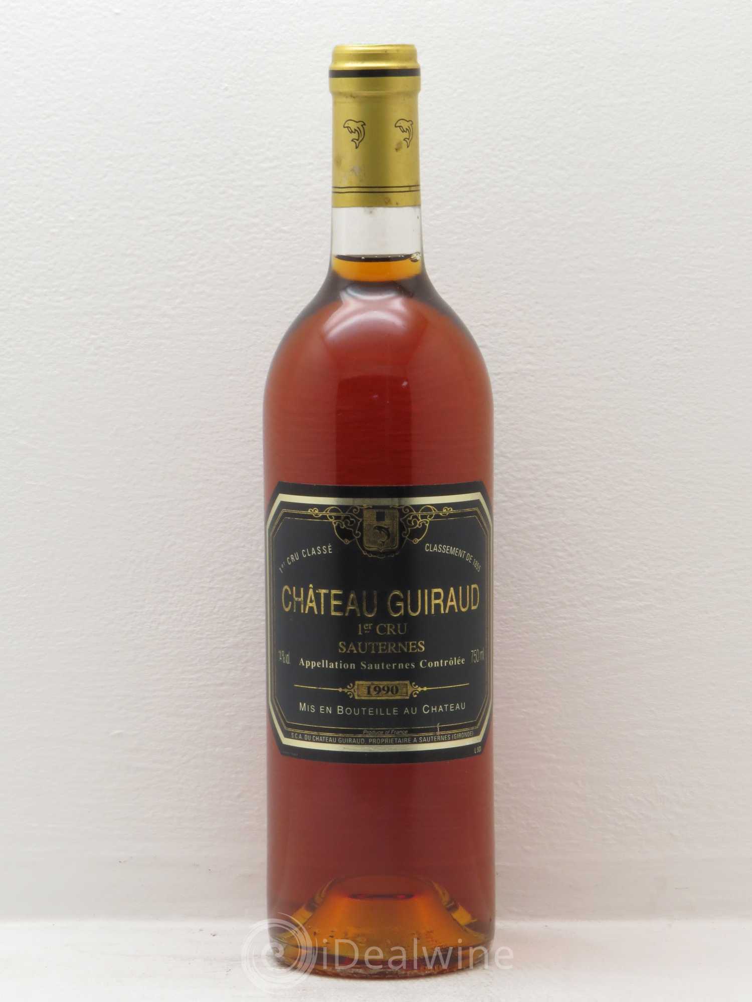 Château Guiraud 1er Grand Cru Classé 1990 - Lotto di 1 bottiglia - 0