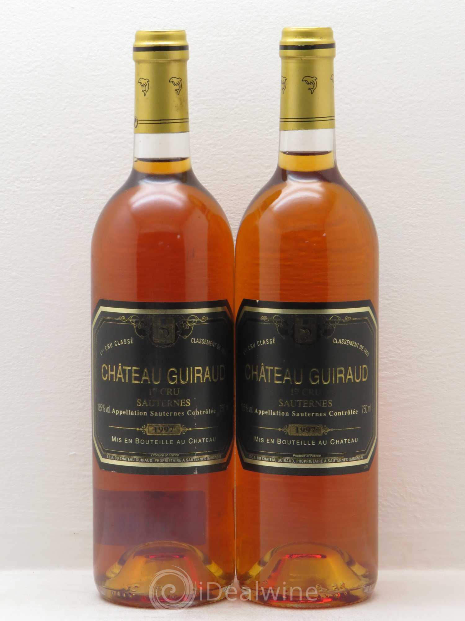 Château Guiraud 1er Grand Cru Classé 1997 - Lotto di 2 bottiglie - 0