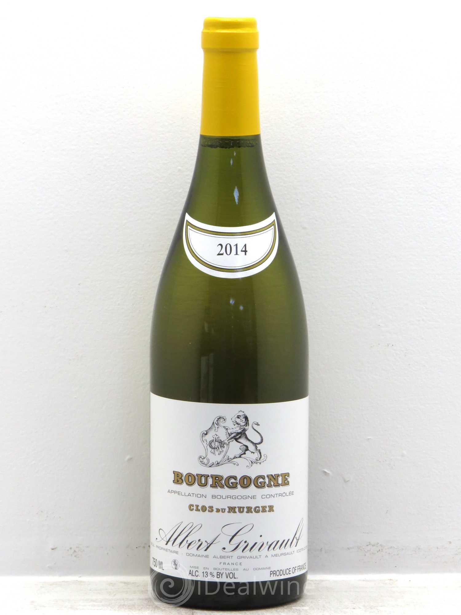 Bourgogne Clos Du Murger Albert Grivault 2014 - Lot de 1 bouteille - 0
