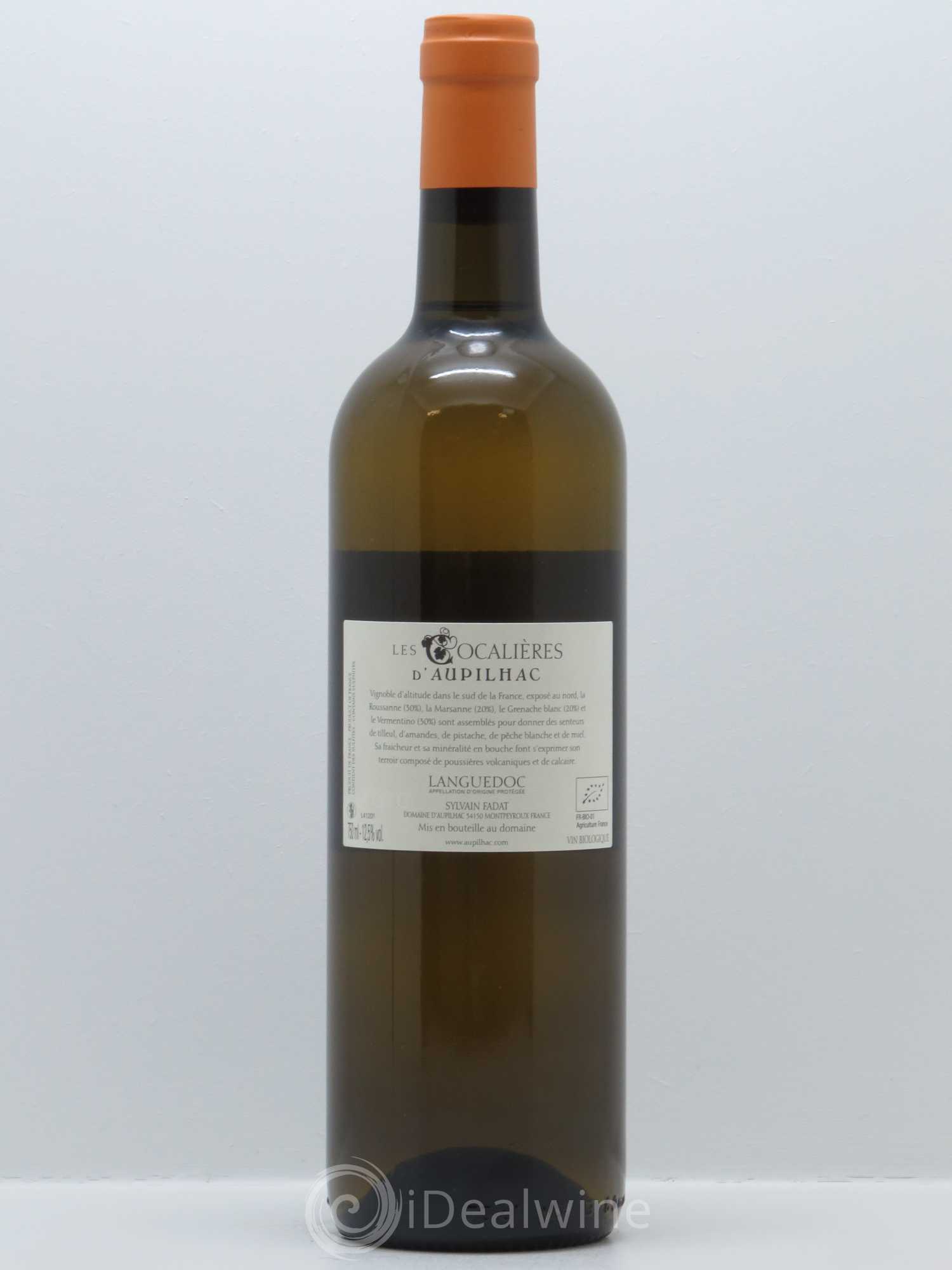 Languedoc Aupilhac (Domaine d') Les Cocalières Sylvain Fadat 2015 - Lot de 1 bouteille - 1