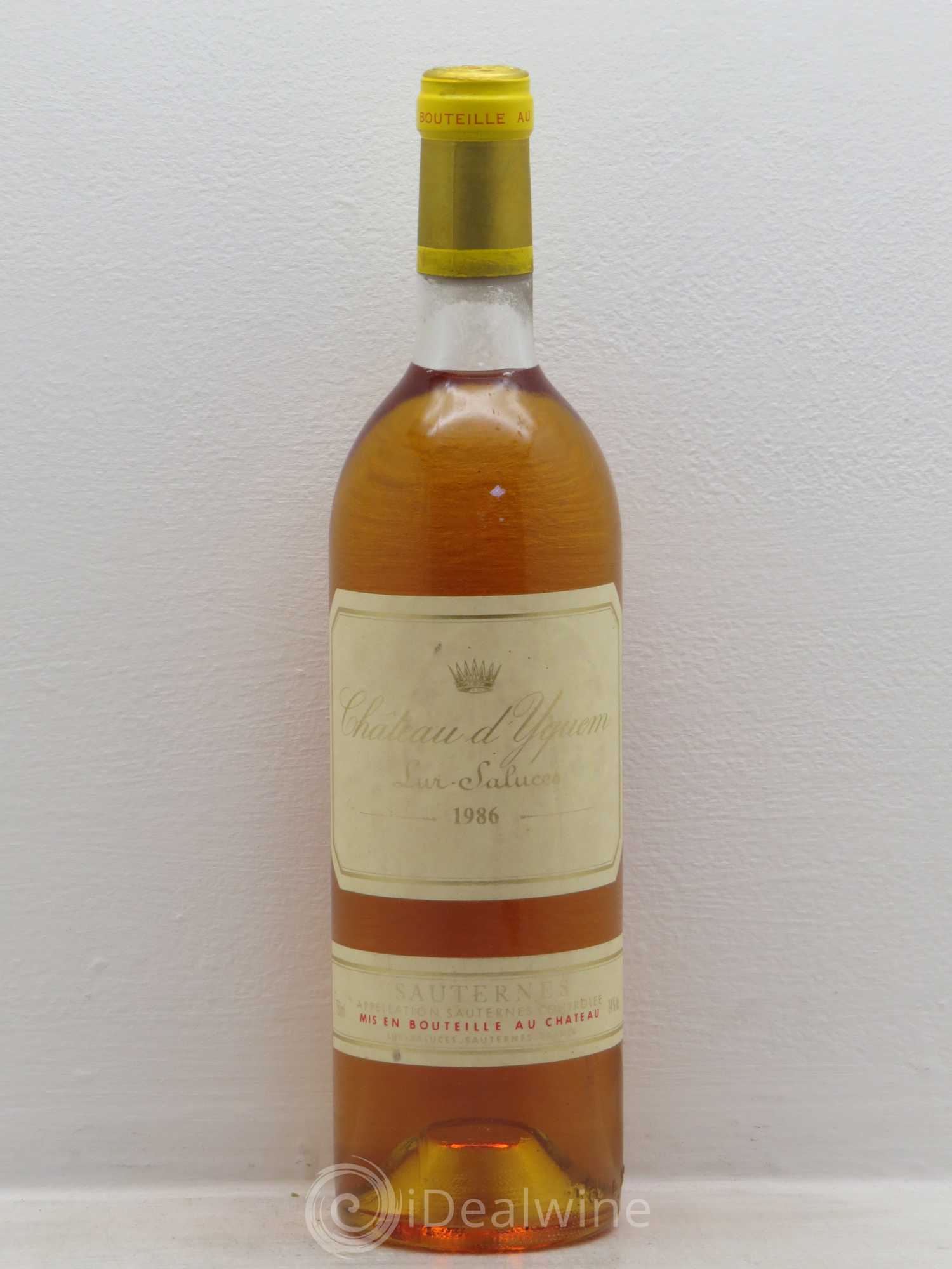 Château d' Yquem 1er Cru Classé Supérieur 1986 - Lotto di 1 bottiglia - 0
