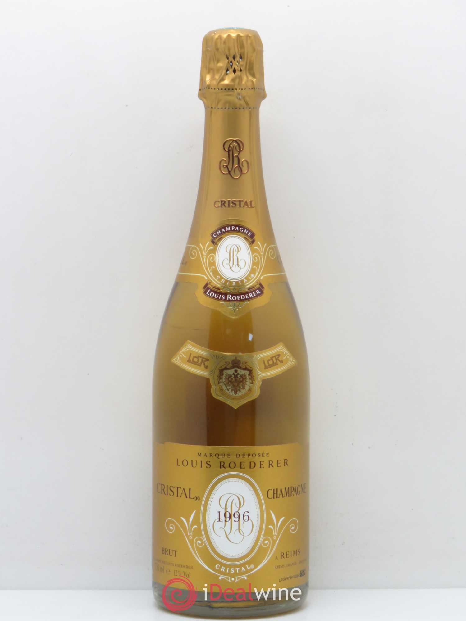 Cristal Louis Roederer 1996 - Lot de 1 bouteille - 0
