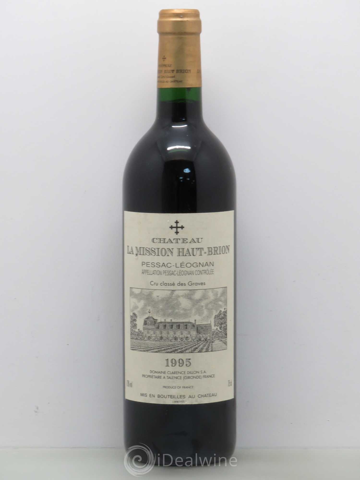 Château la Mission Haut-Brion Cru Classé de Graves 1995 - Lot de 1 bouteille - 0