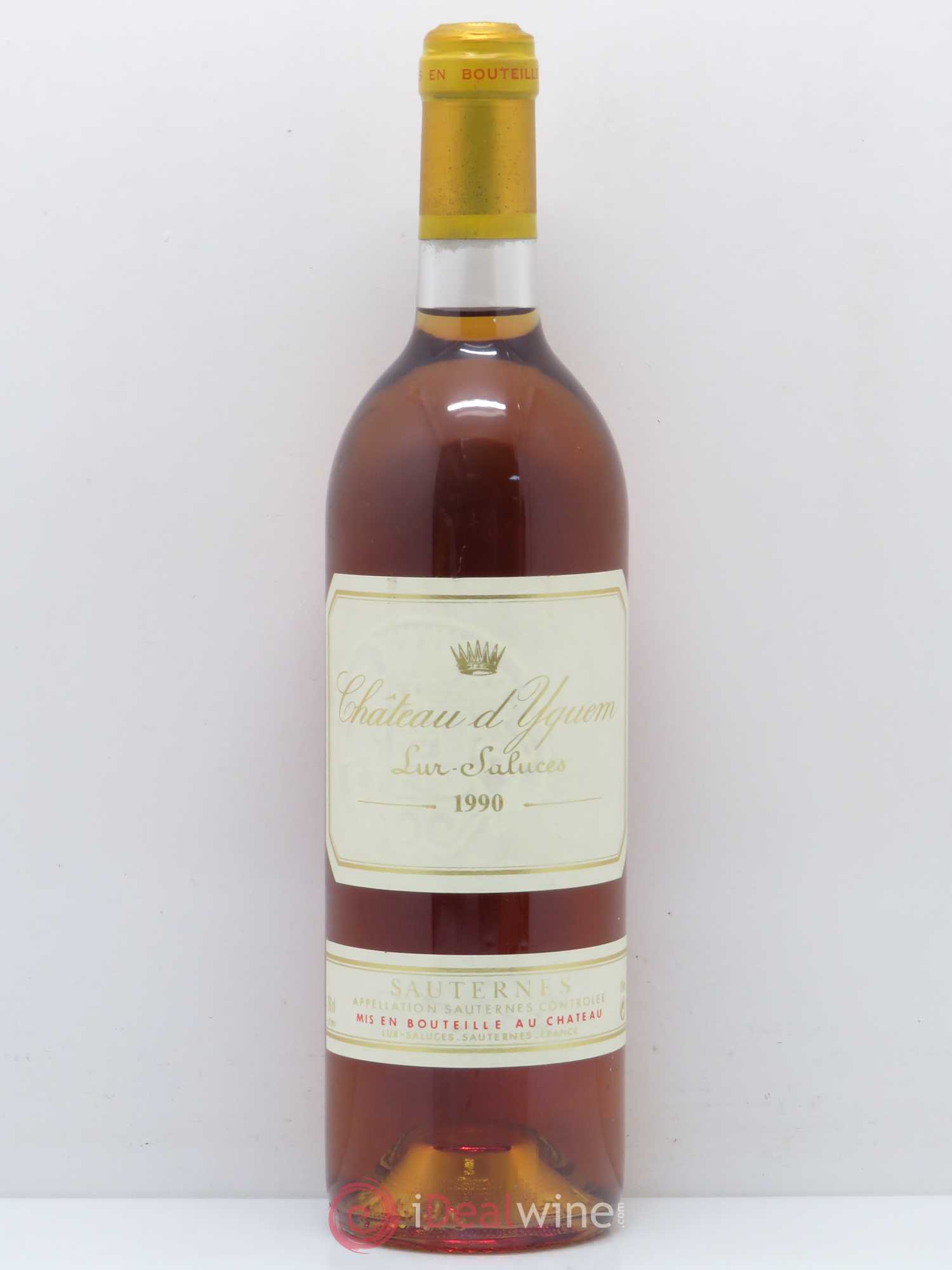 Château d' Yquem 1er Cru Classé Supérieur 1990 - Lotto di 1 bottiglia - 0