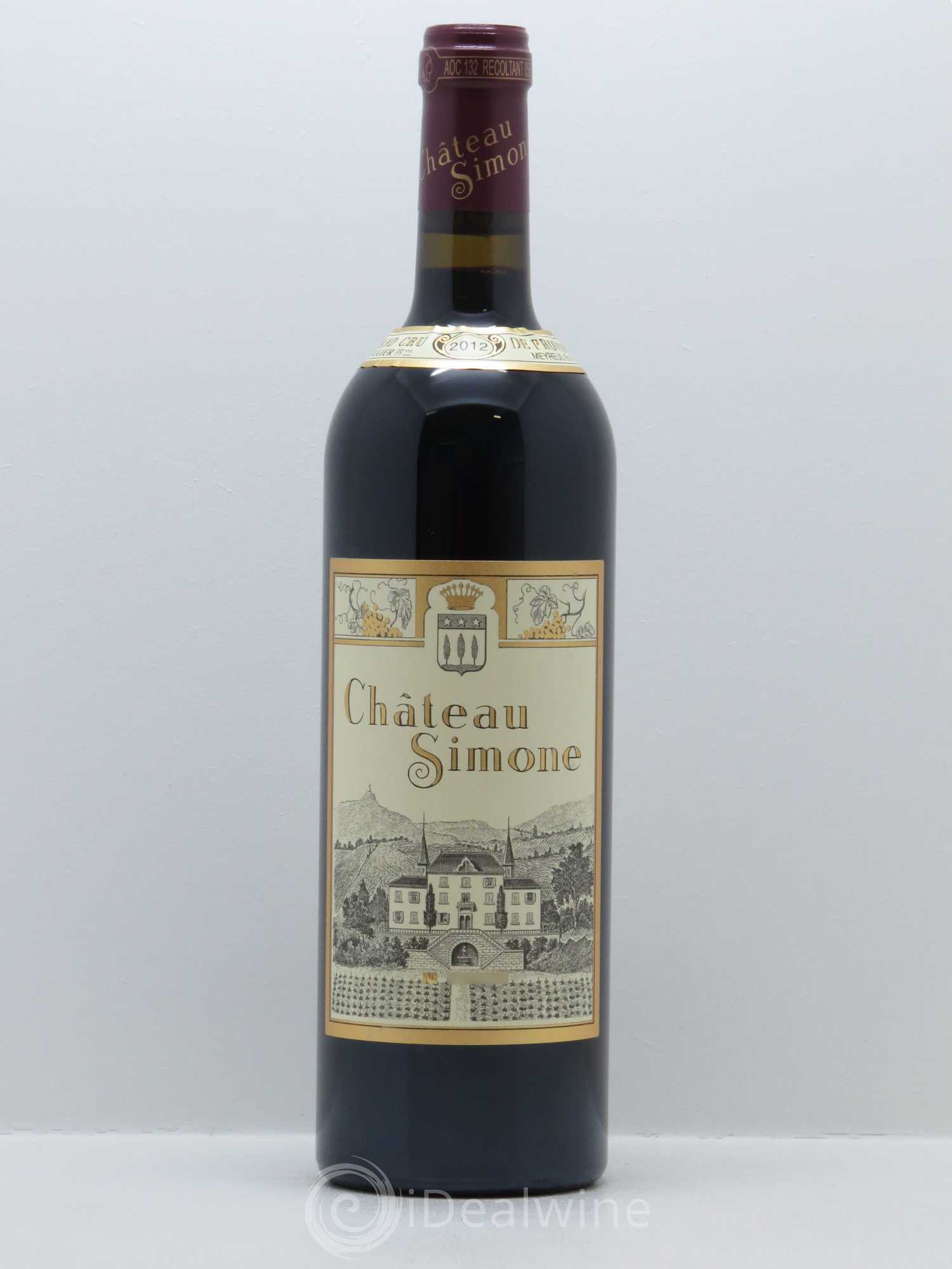 Palette Château Simone Famille Rougier 2012 - Lot de 1 bouteille - 0