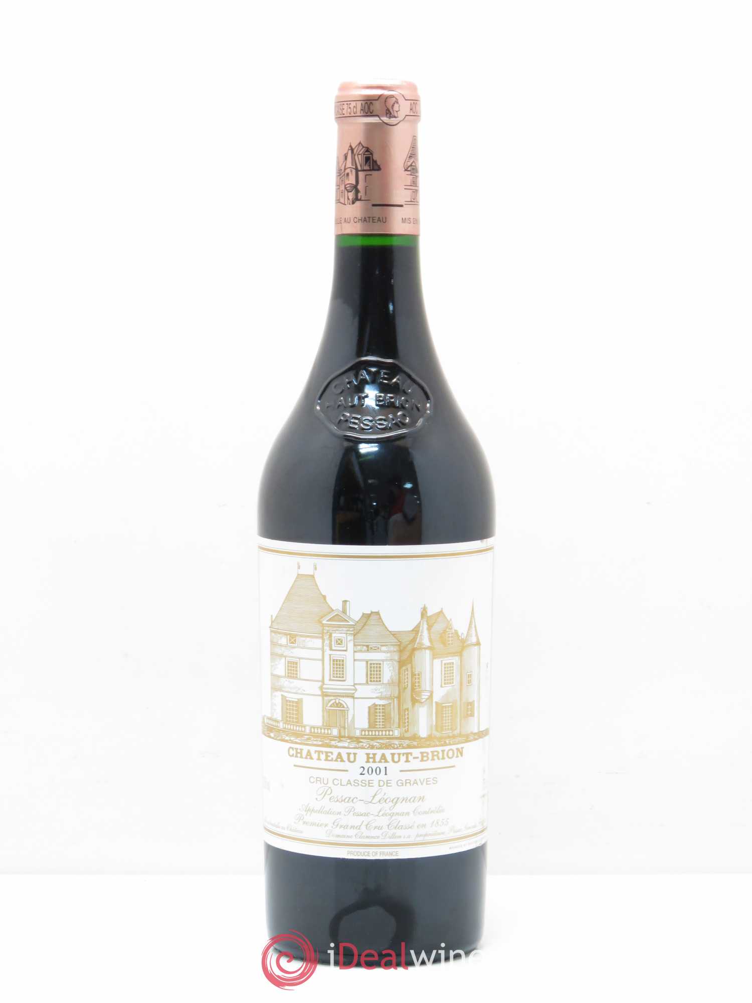 Château Haut Brion 1er Grand Cru Classé 2001 - Lot de 1 bouteille - 0