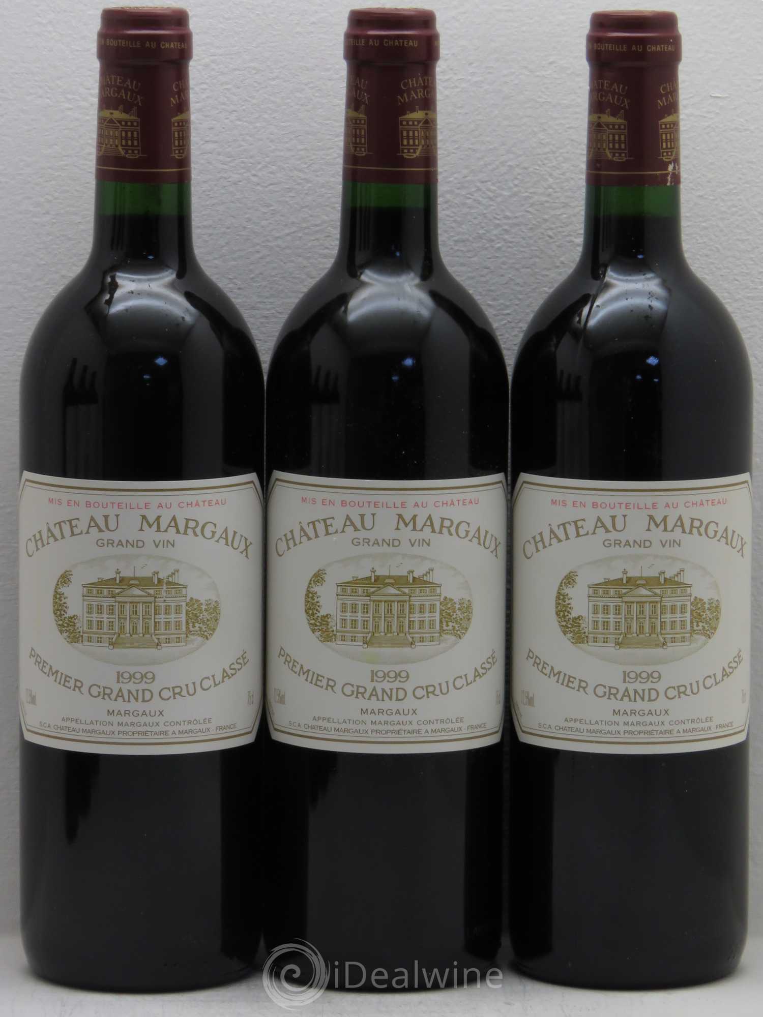 Château Margaux 1er Grand Cru Classé 1999 - Lot de 6 bouteilles - 1