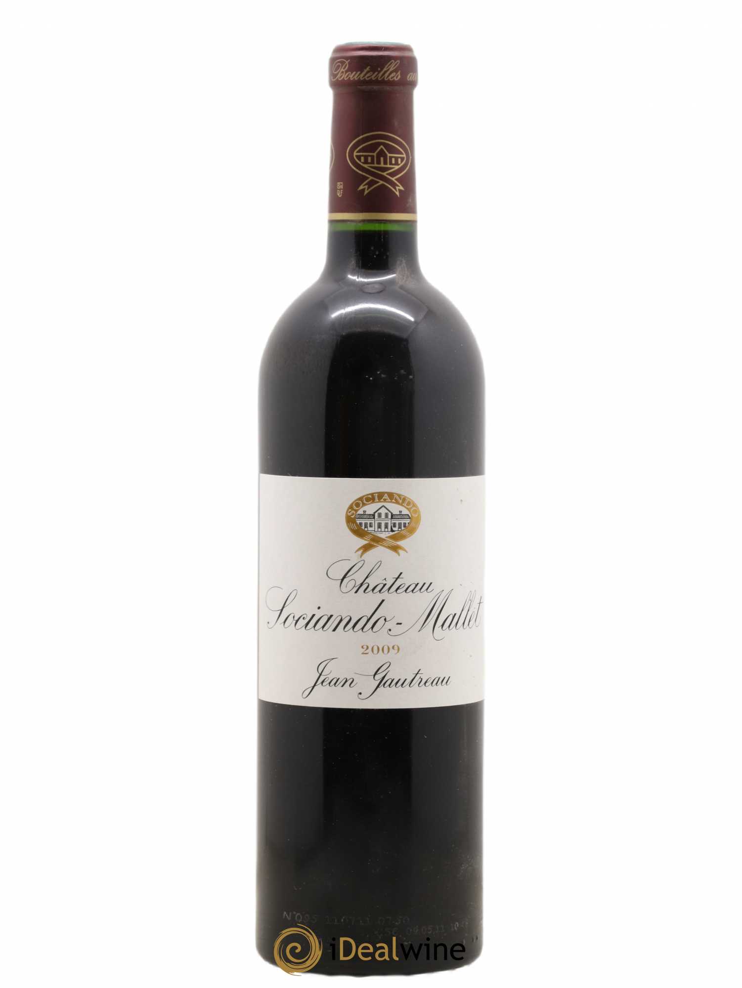 Château Sociando Mallet 2009 - Lot de 1 bouteille - 0
