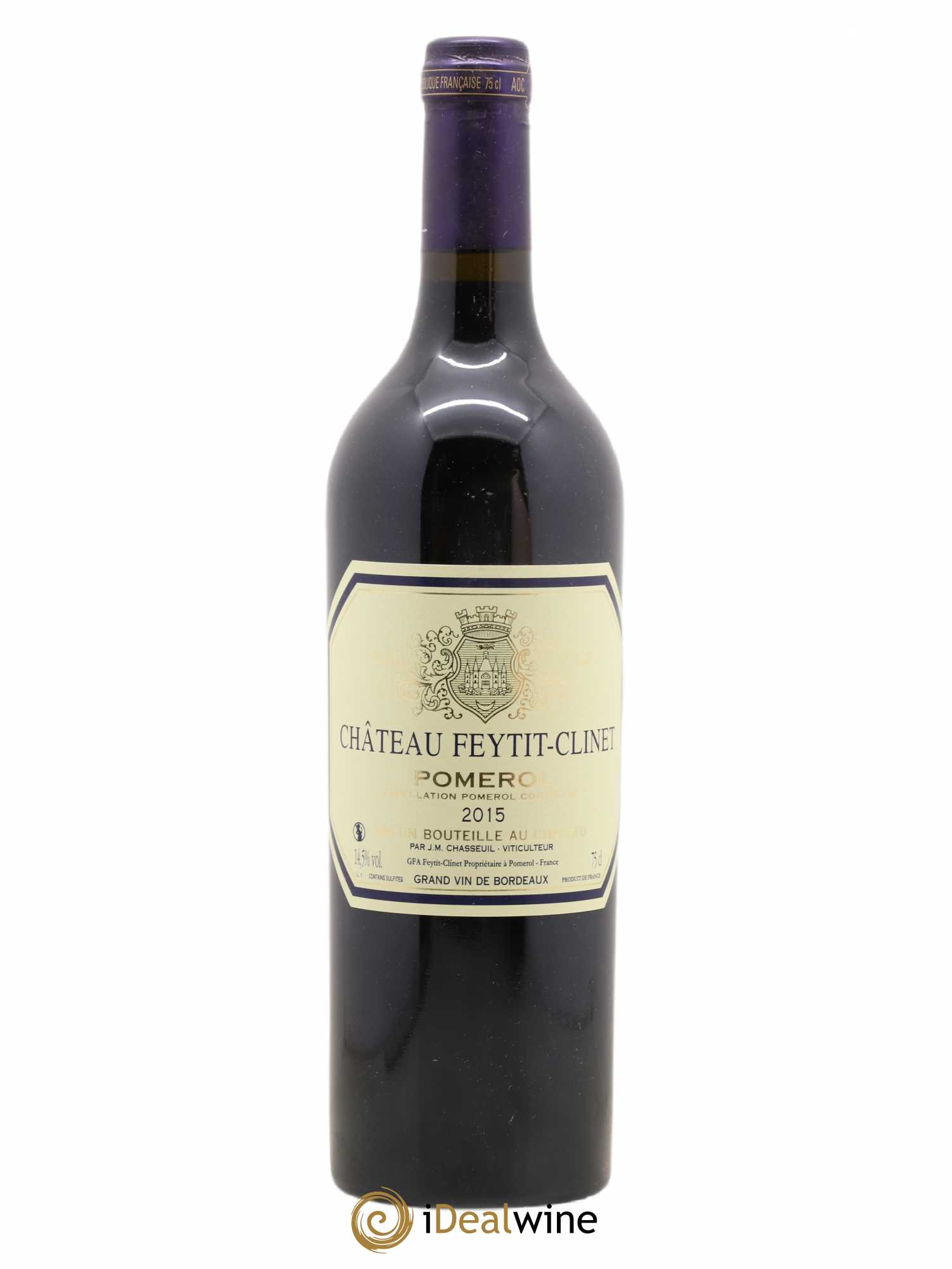 Château Feytit-Clinet 2015 - Lot de 1 bouteille - 0