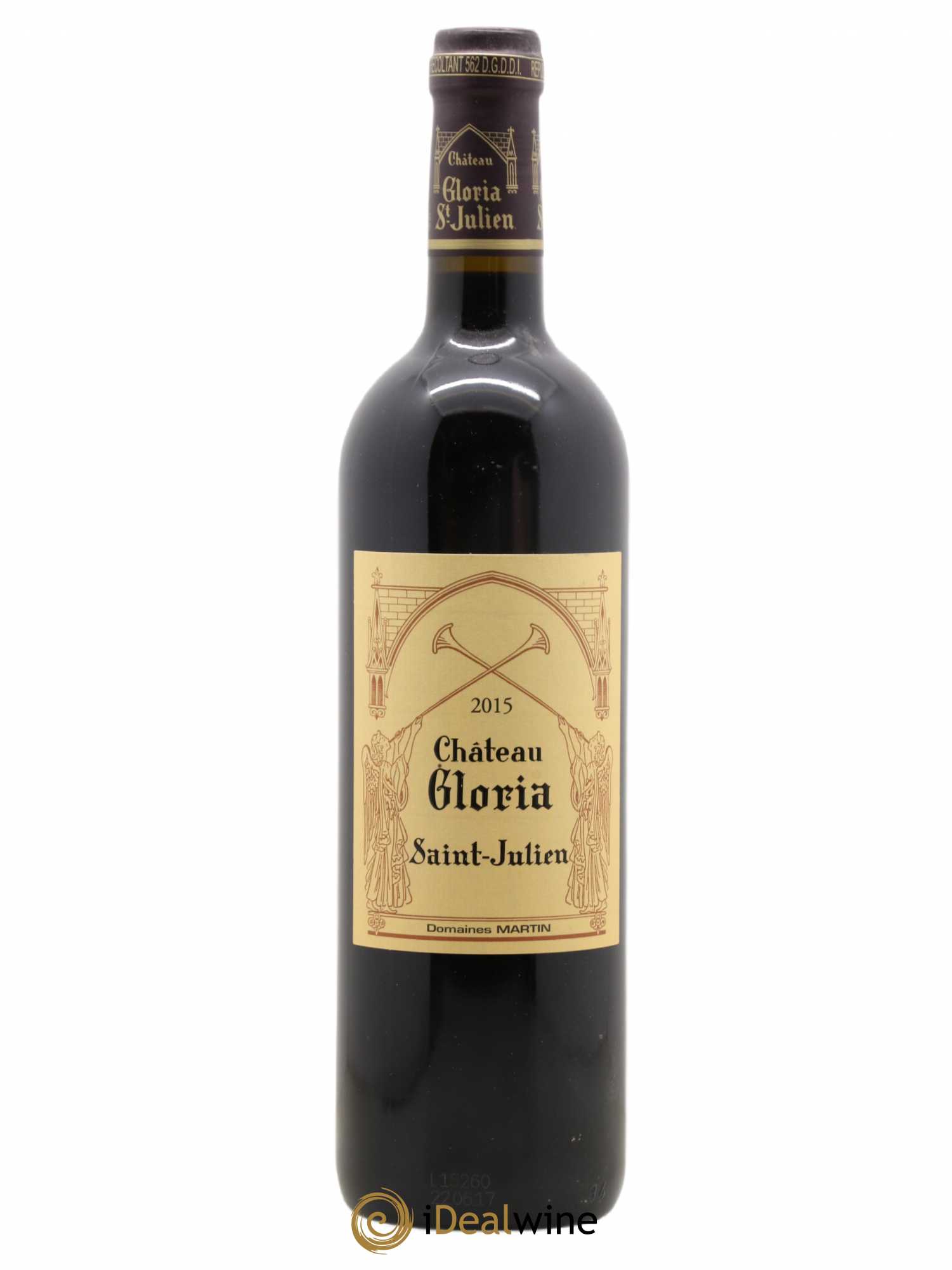 Château Gloria 2015 - Lot de 1 bouteille - 0