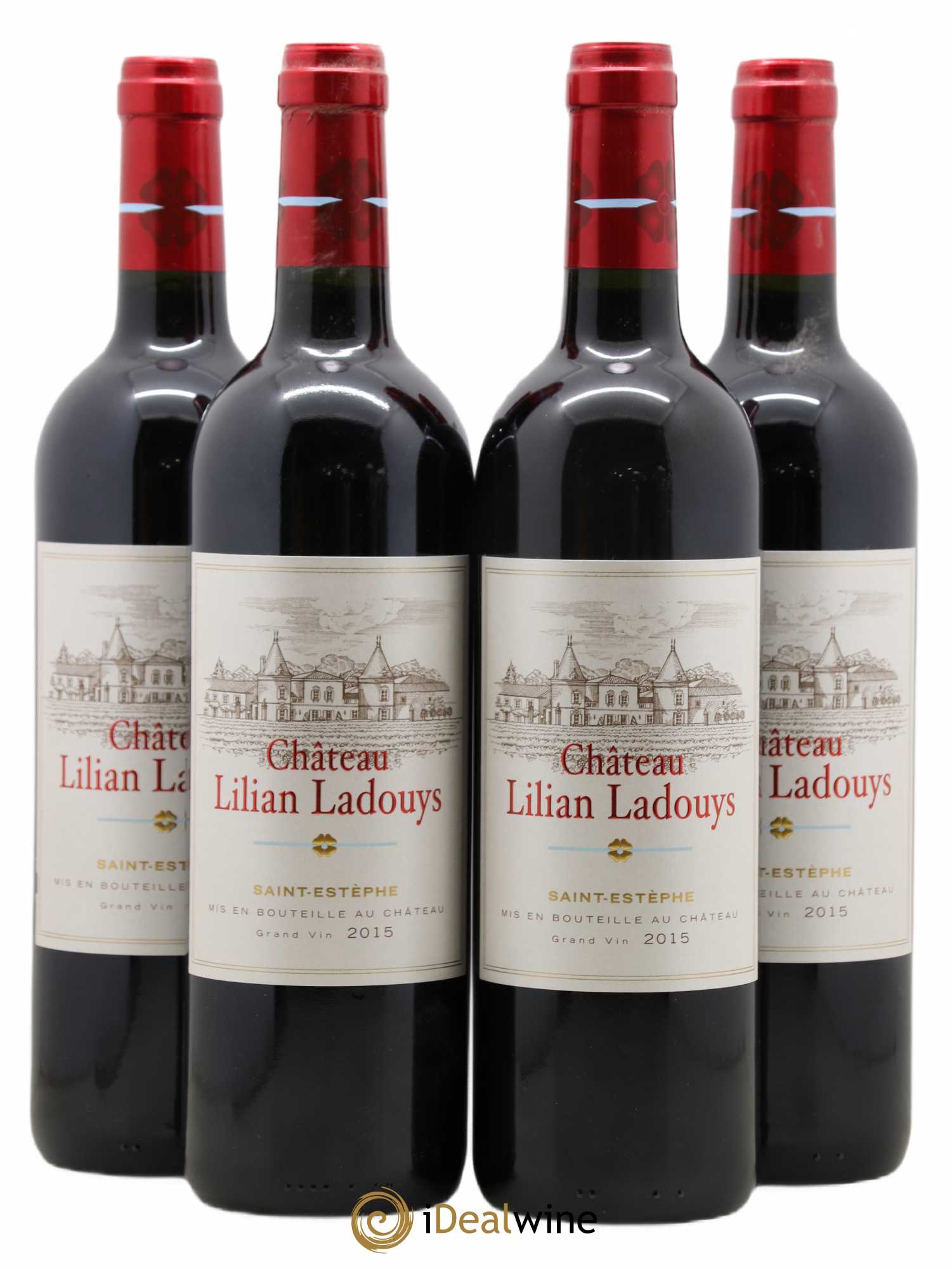 Château Lilian Ladouys Cru Bourgeois 2015 - Lot de 4 bouteilles - 0