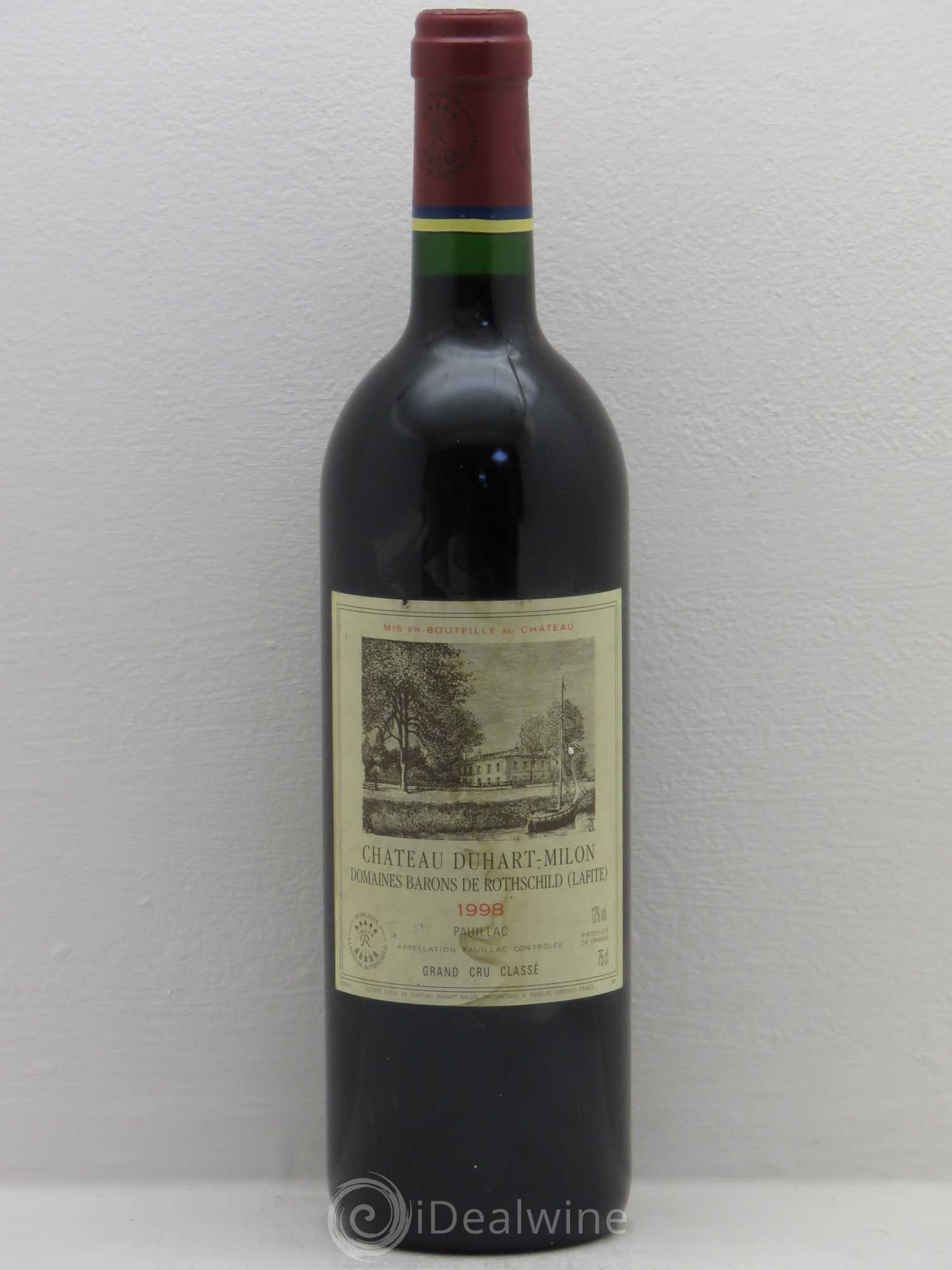 Château Duhart-Milon 4ème Grand Cru Classé 1998 - Lot de 6 bouteilles - 0