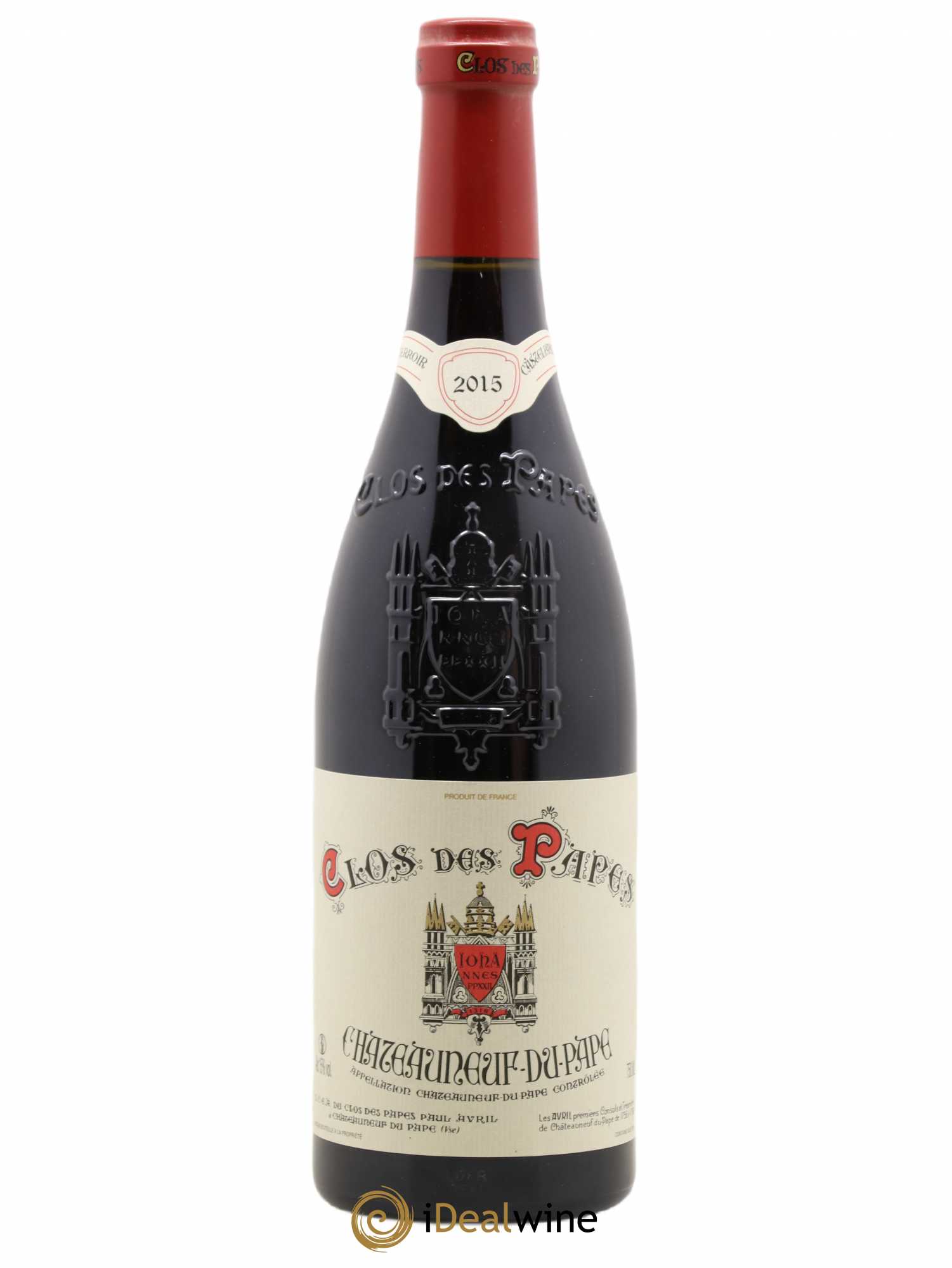 Châteauneuf-du-Pape Clos des Papes - Paul Avril 2015 - Lot de 1 bouteille - 0