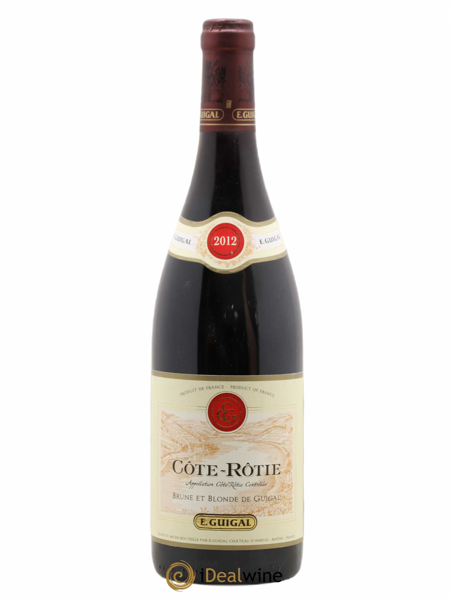 Côte-Rôtie Côtes Brune et Blonde Guigal 2012 - Lot de 1 bouteille - 0