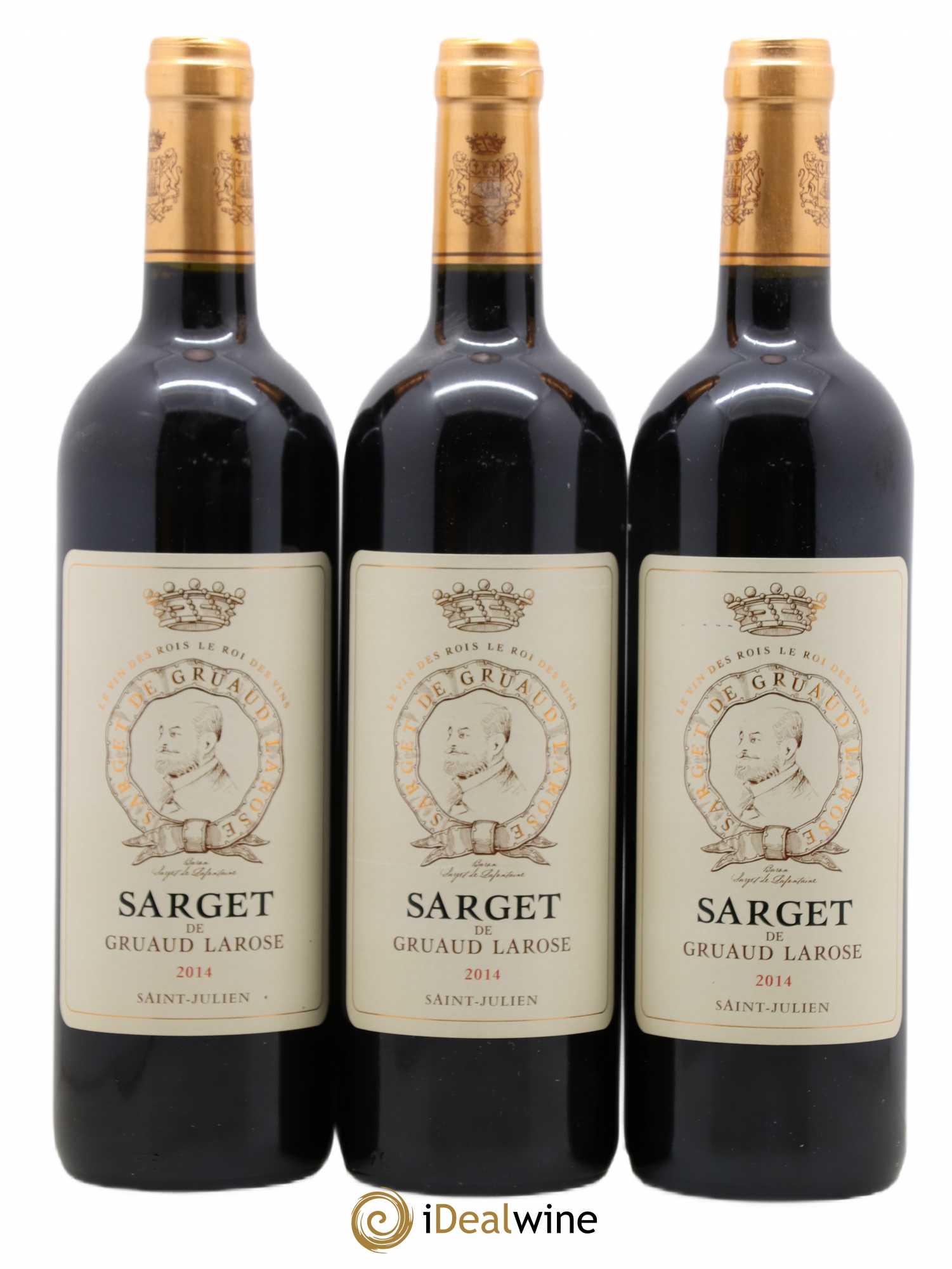 Sarget de Gruaud Larose Second Vin 2014 - Lot de 3 bouteilles - 0