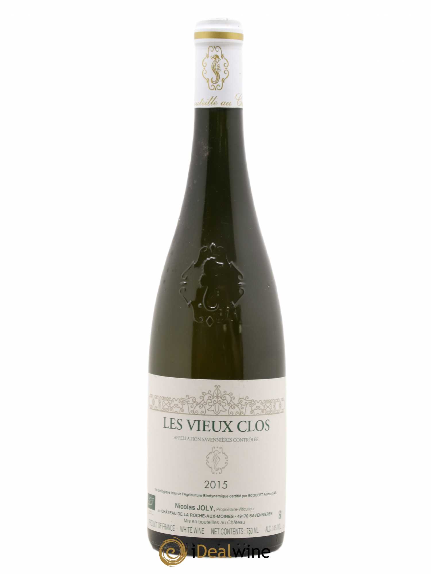 Savennières Les Vieux Clos Vignobles de la Coulée de Serrant - Nicolas Joly 2015 - Lot de 1 bouteille - 0