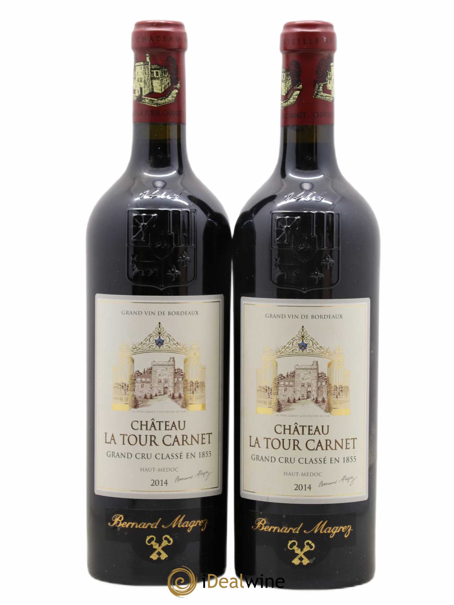 Château la Tour Carnet 4ème Grand Cru Classé 2014 - Lot de 2 bouteilles - 0