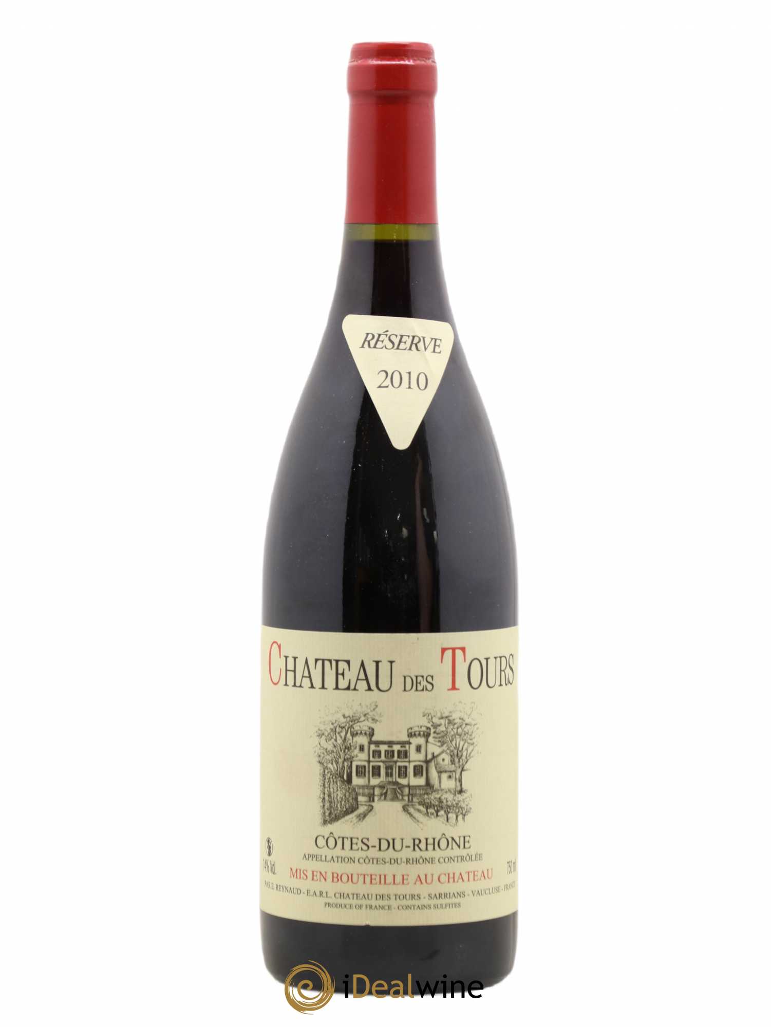 Côtes-du-Rhône Château des Tours Emmanuel Reynaud 2010 - Lot de 1 bouteille - 0