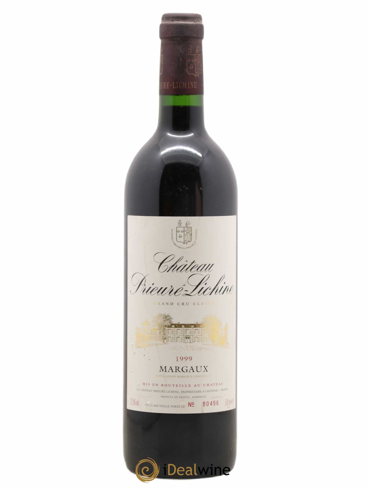 Château Prieuré Lichine 4ème Grand Cru Classé 1999 - Lot de 1 bouteille - 0