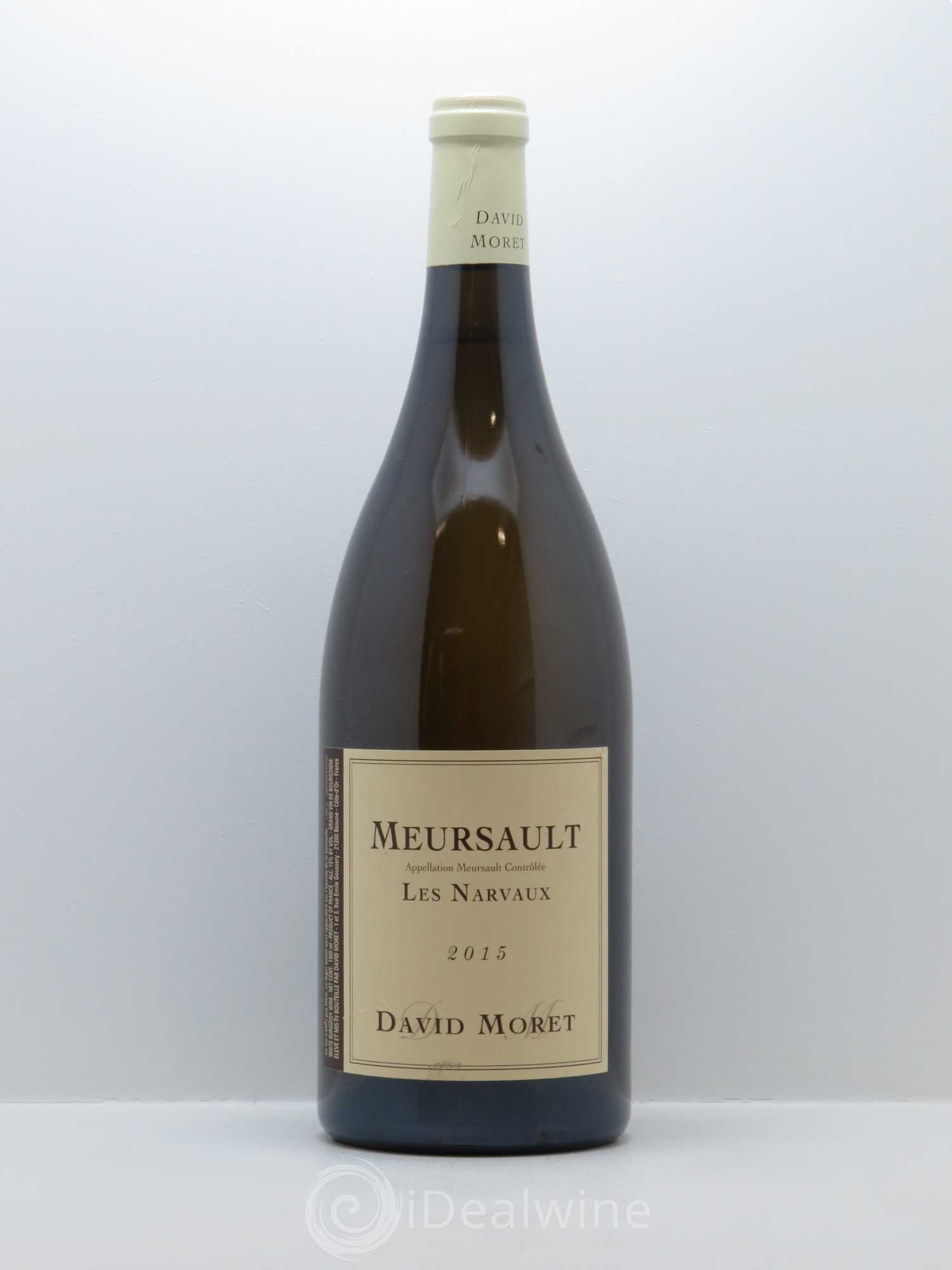 Meursault Les Narvaux David Moret (Domaine) 2015 - Lot de 1 magnum - 0