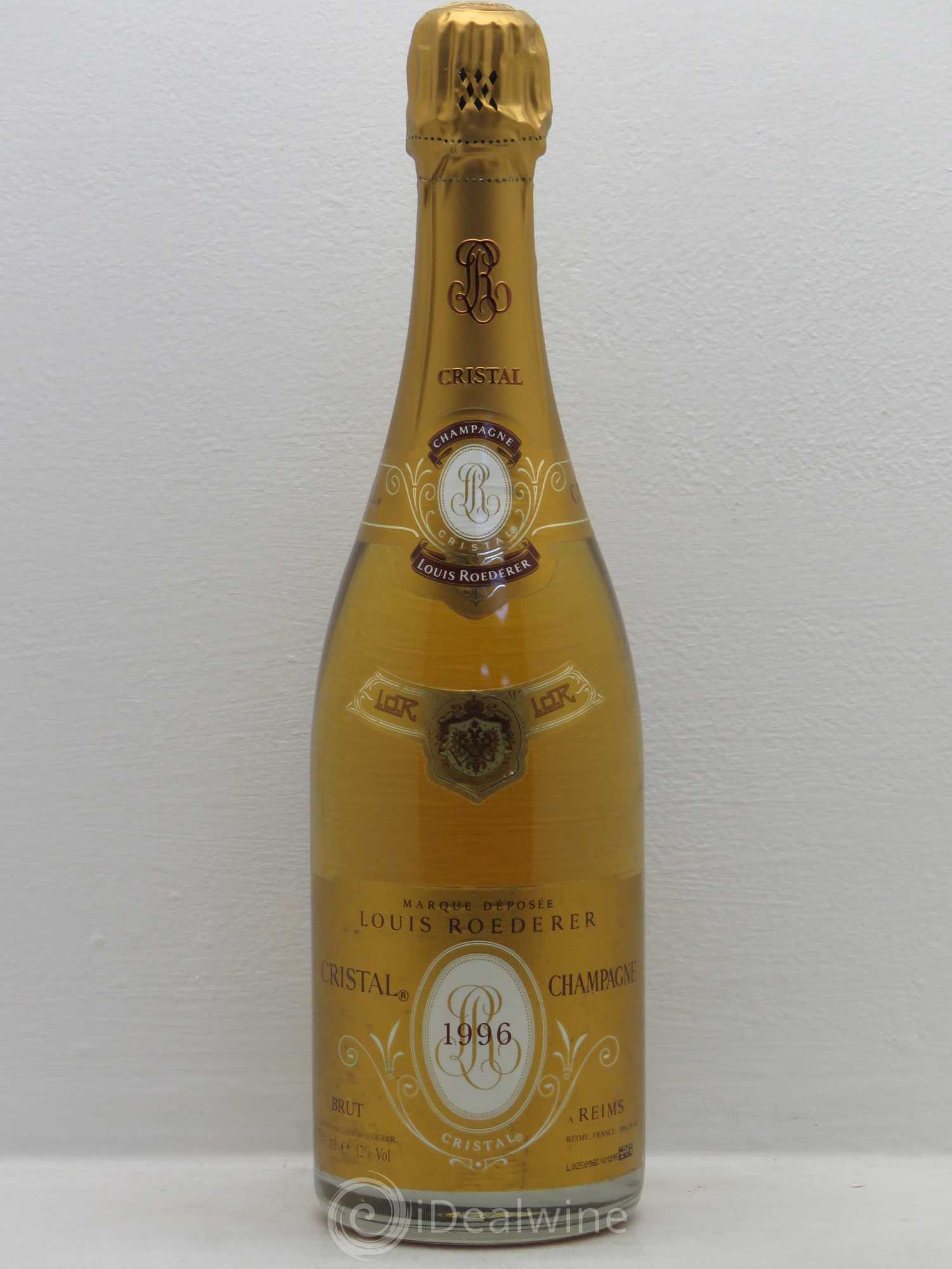 Cristal Louis Roederer 1996 - Lot de 1 bouteille - 0