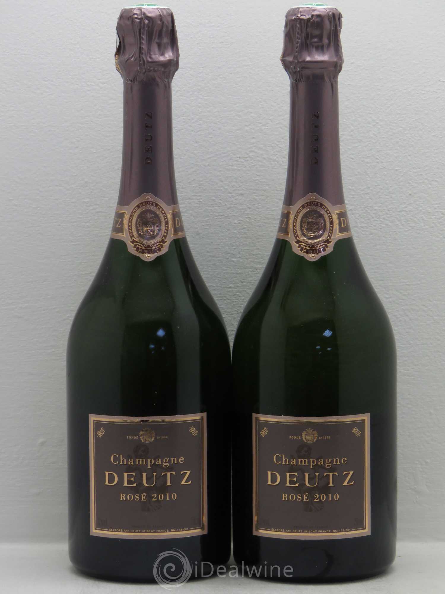 Rosé Deutz 2010 - Lot de 2 bouteilles - 0