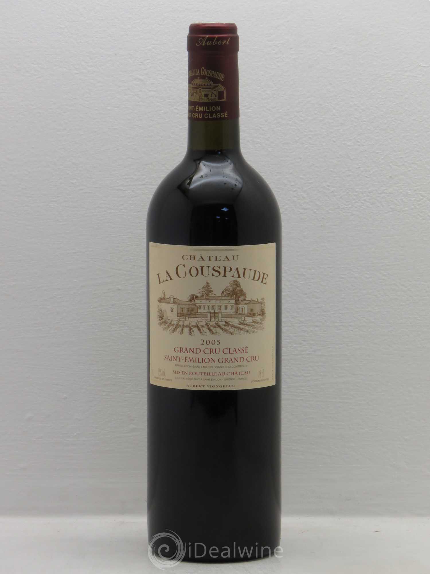 Château la Couspaude Grand Cru Classé 2005 - Lot de 1 bouteille - 0