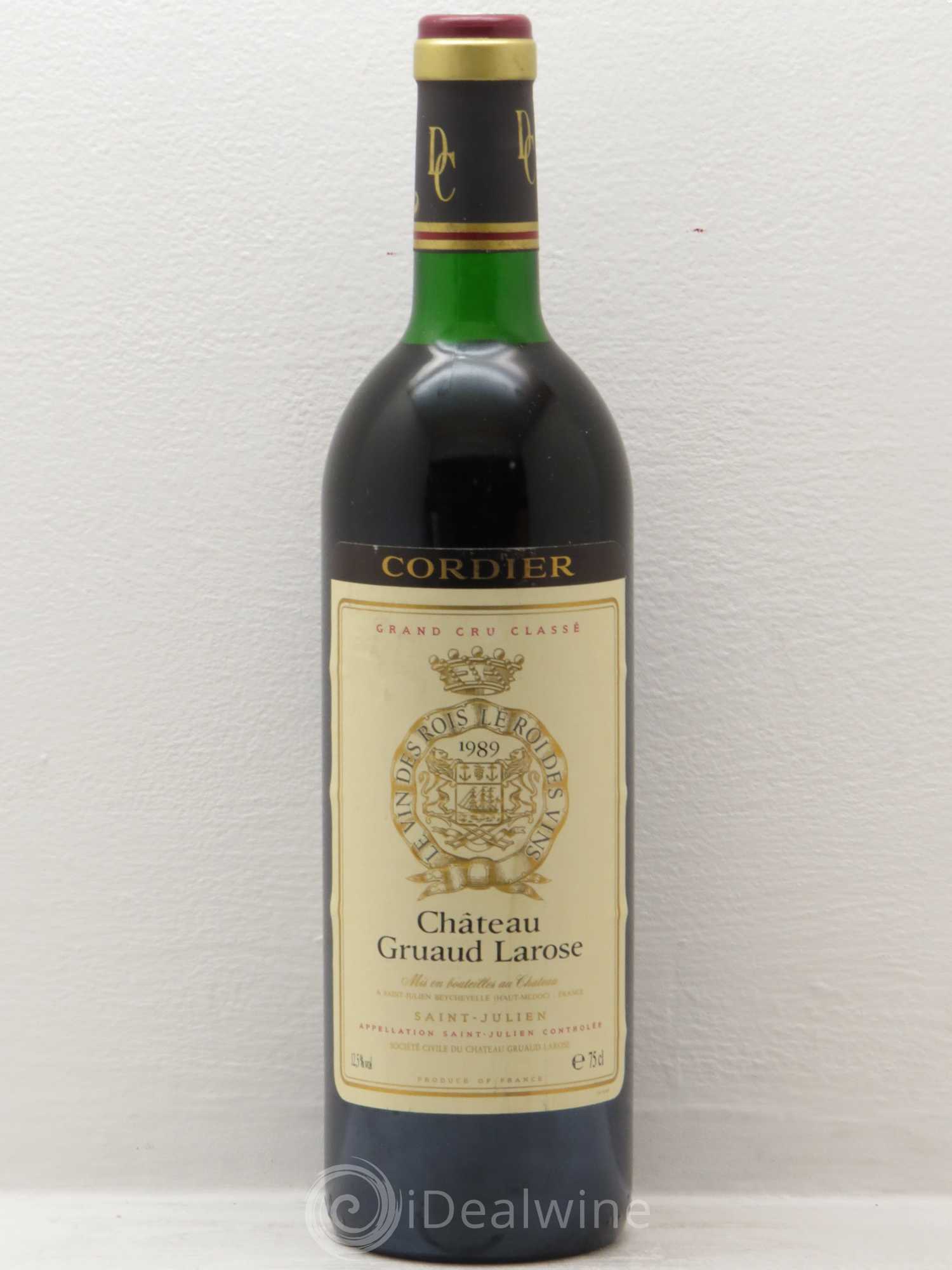 Château Gruaud Larose 2ème Grand Cru Classé 1989 - Lot de 1 bouteille - 0