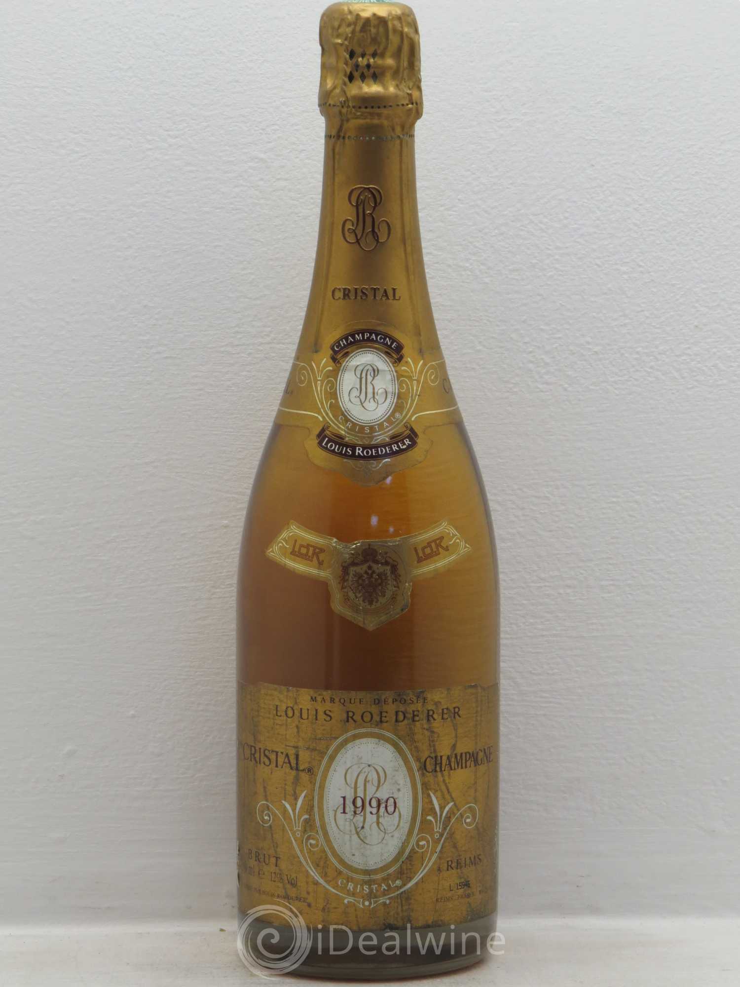 Cristal Louis Roederer 1990 - Lot de 1 bouteille - 0