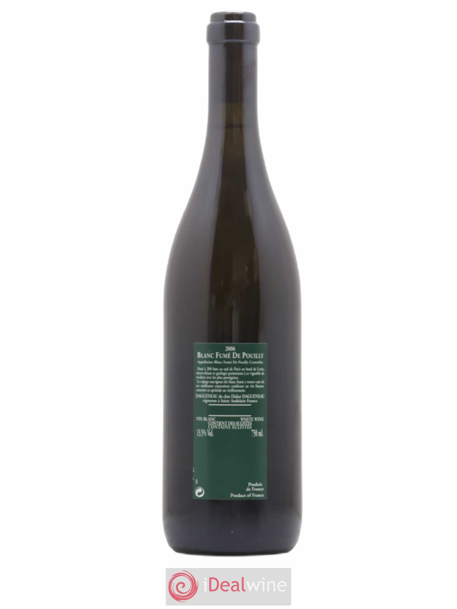 Vin de France (anciennement Pouilly-Fumé) Silex Dagueneau (Domaine Didier - Louis-Benjamin) 2006 - Lot de 1 bouteille - 1