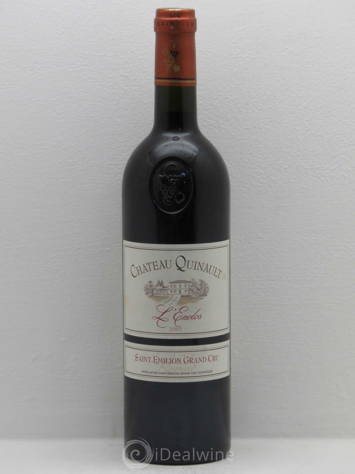 Château Quinault L'Enclos (sans prix de réserve) 2002 - Lot de 1 bouteille - 0