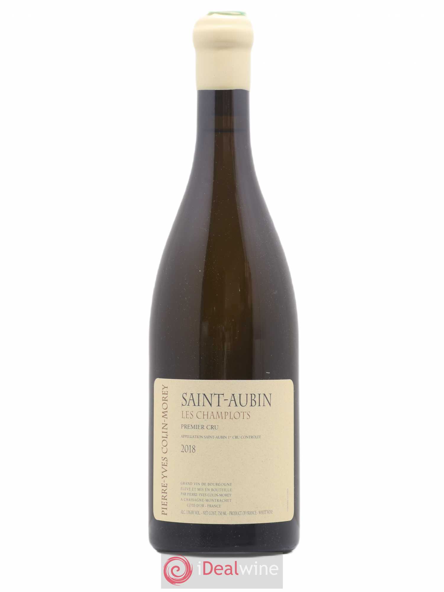 Saint-Aubin 1er Cru Les Champlots Pierre-Yves Colin Morey 2018 - Lot de 1 bouteille - 0