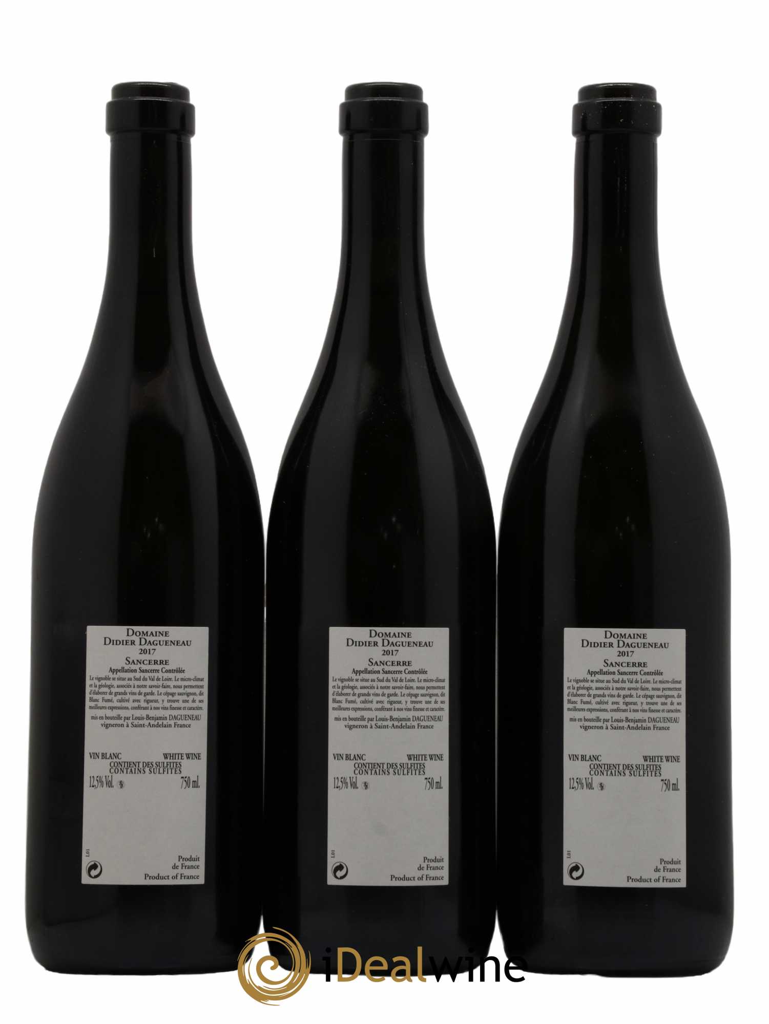 Sancerre En Chailloux Dagueneau 2017 - Lot de 3 bouteilles - 1