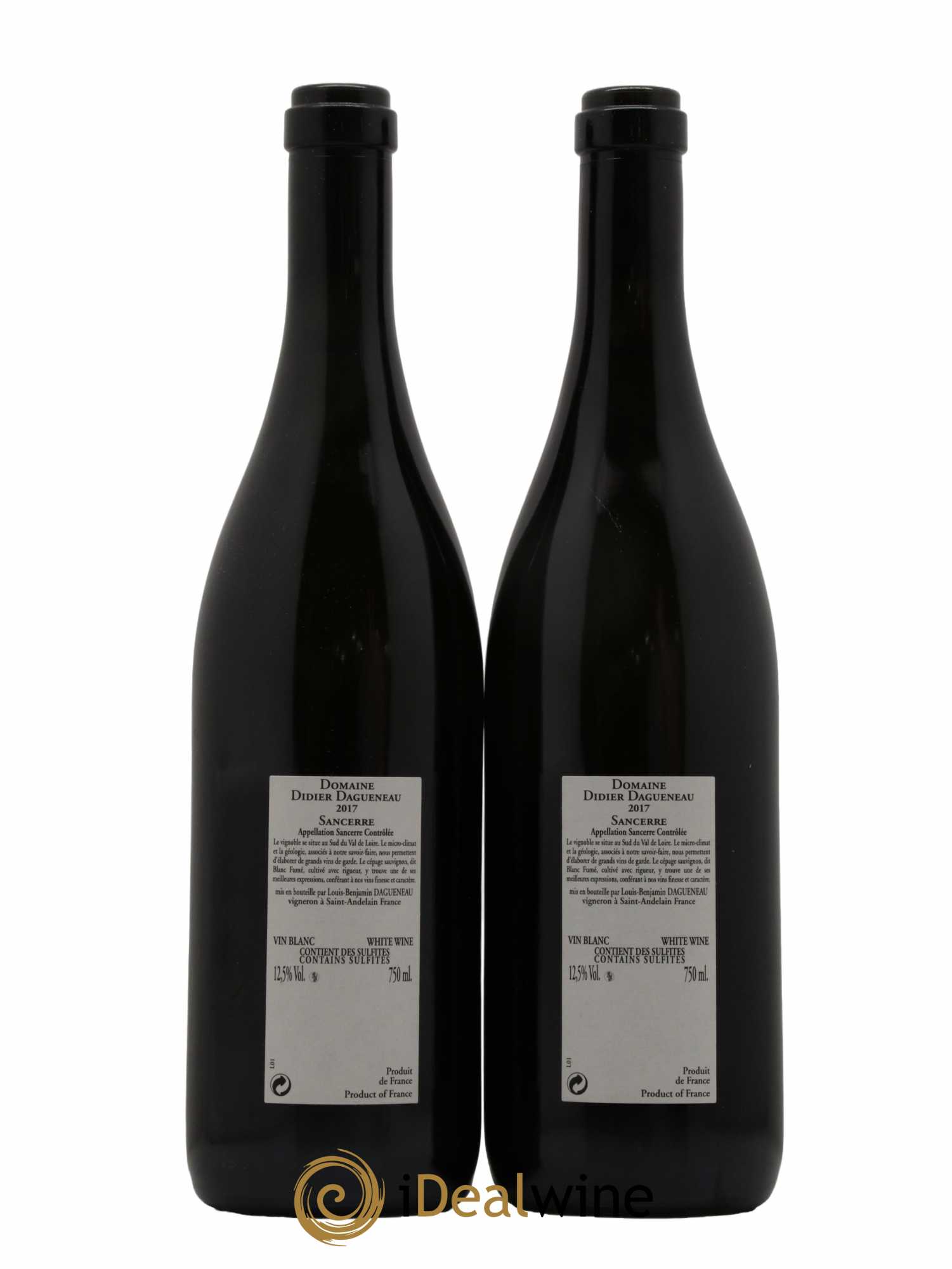 Sancerre En Chailloux Dagueneau 2017 - Lot de 2 bouteilles - 1