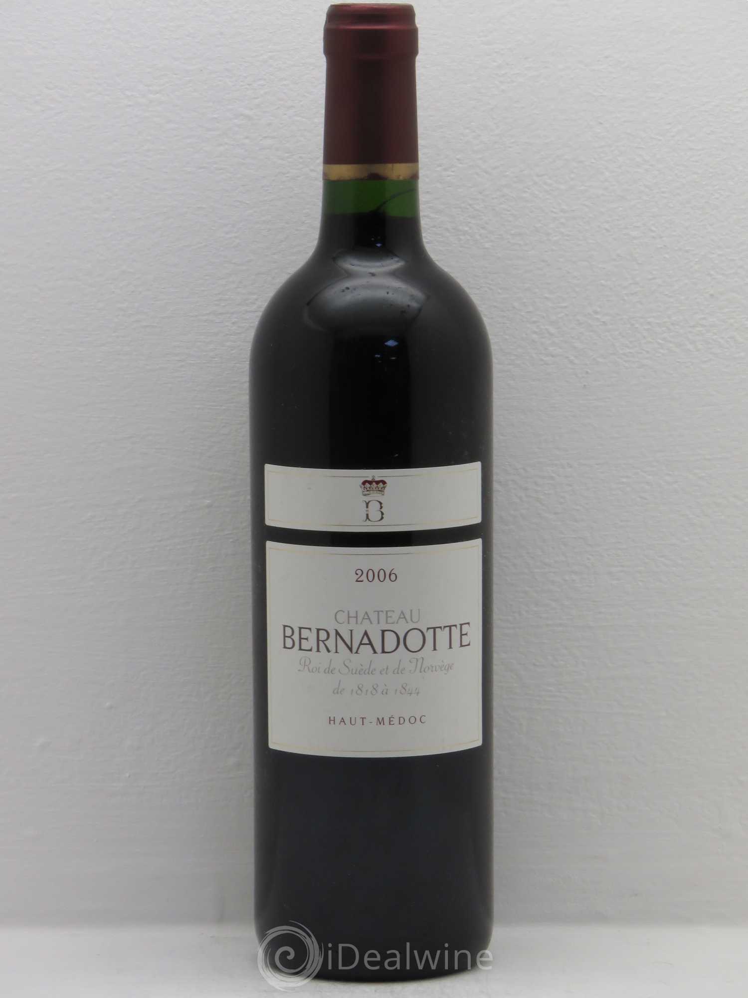 Château Bernadotte (sans prix de réserve) 2006 - Lot de 1 bouteille - 0