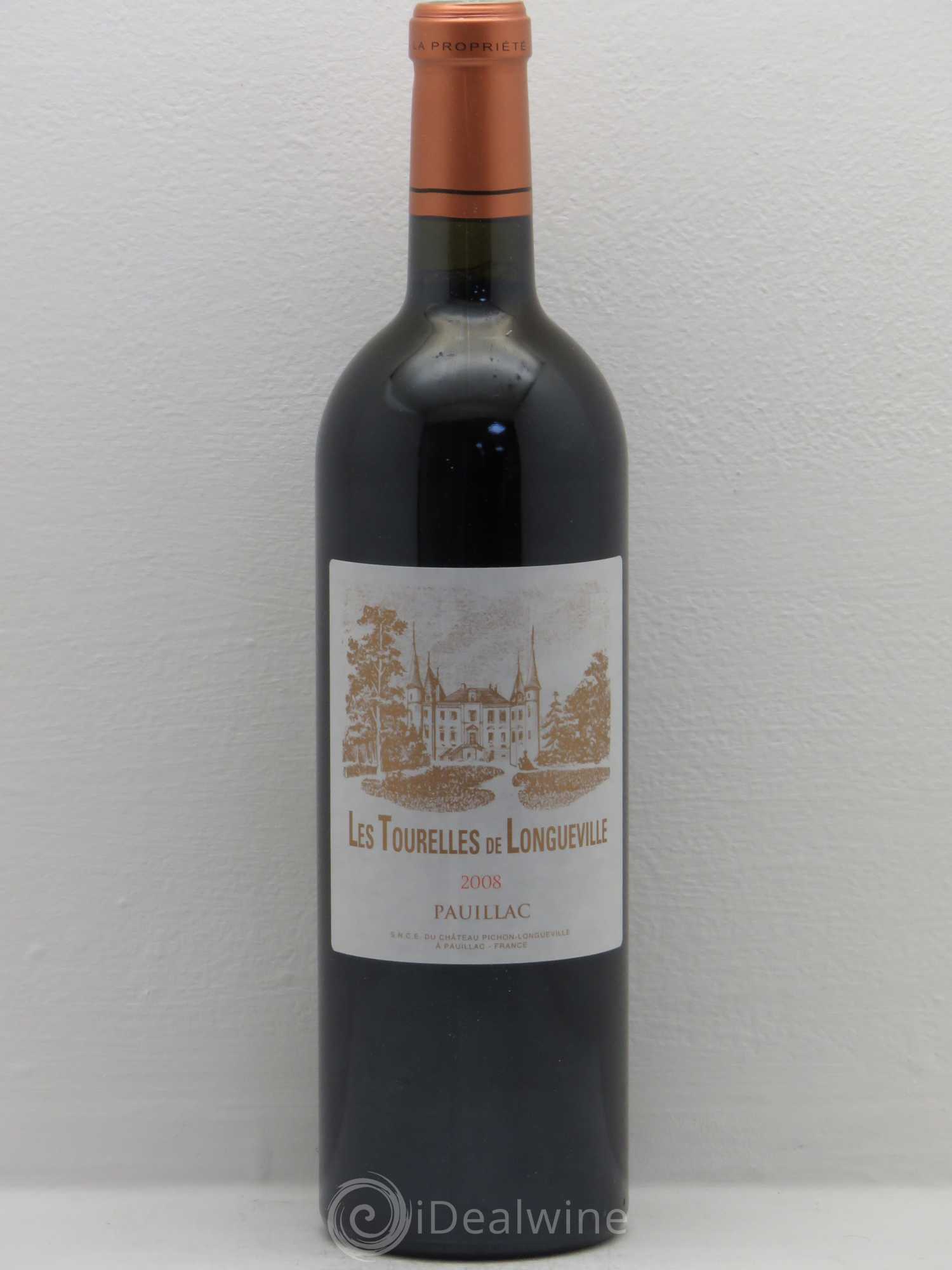 Les Tourelles de Longueville Second Vin (sans prix de réserve) 2008 - Lot de 1 bouteille - 0