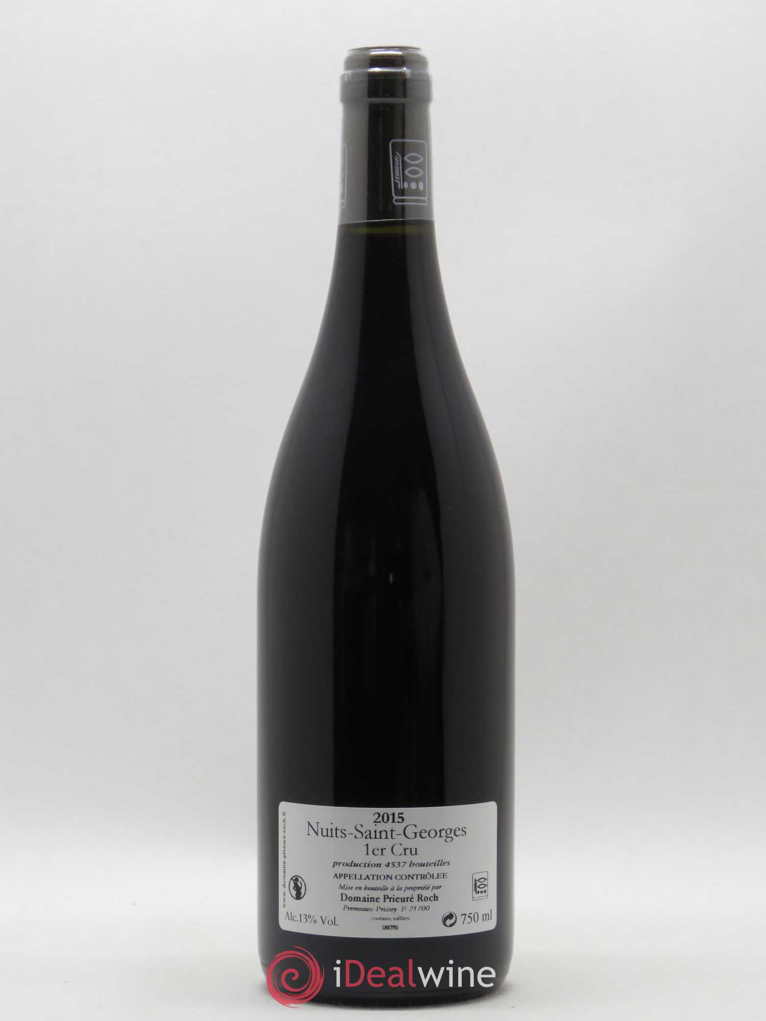 Nuits-Saint-Georges 1er Cru Vieilles Vignes Prieuré Roch 2015 - Lot de 1 bouteille - 1