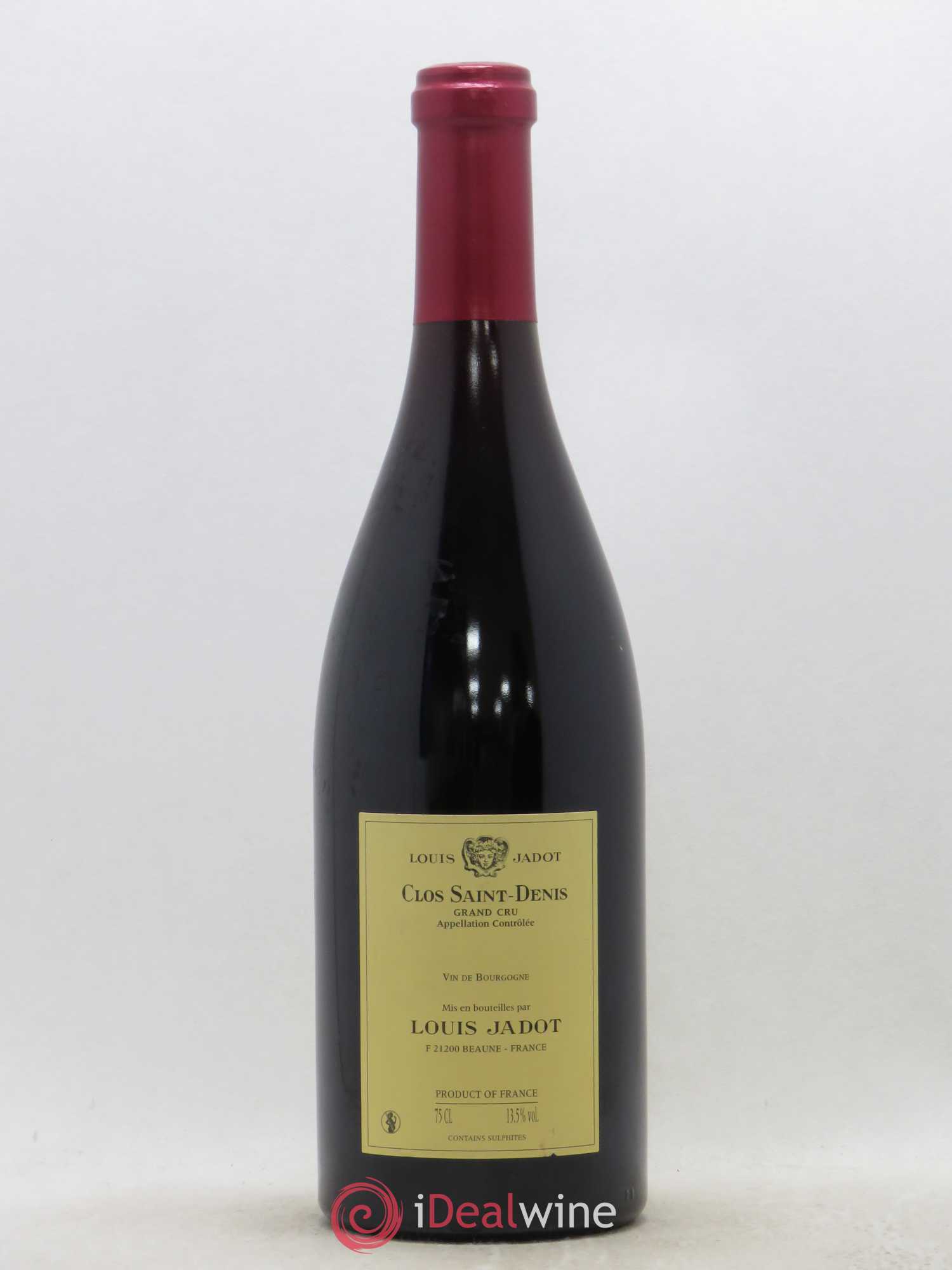 Clos Saint-Denis Grand Cru Maison Louis Jadot 2011 - Lot de 1 bouteille - 1