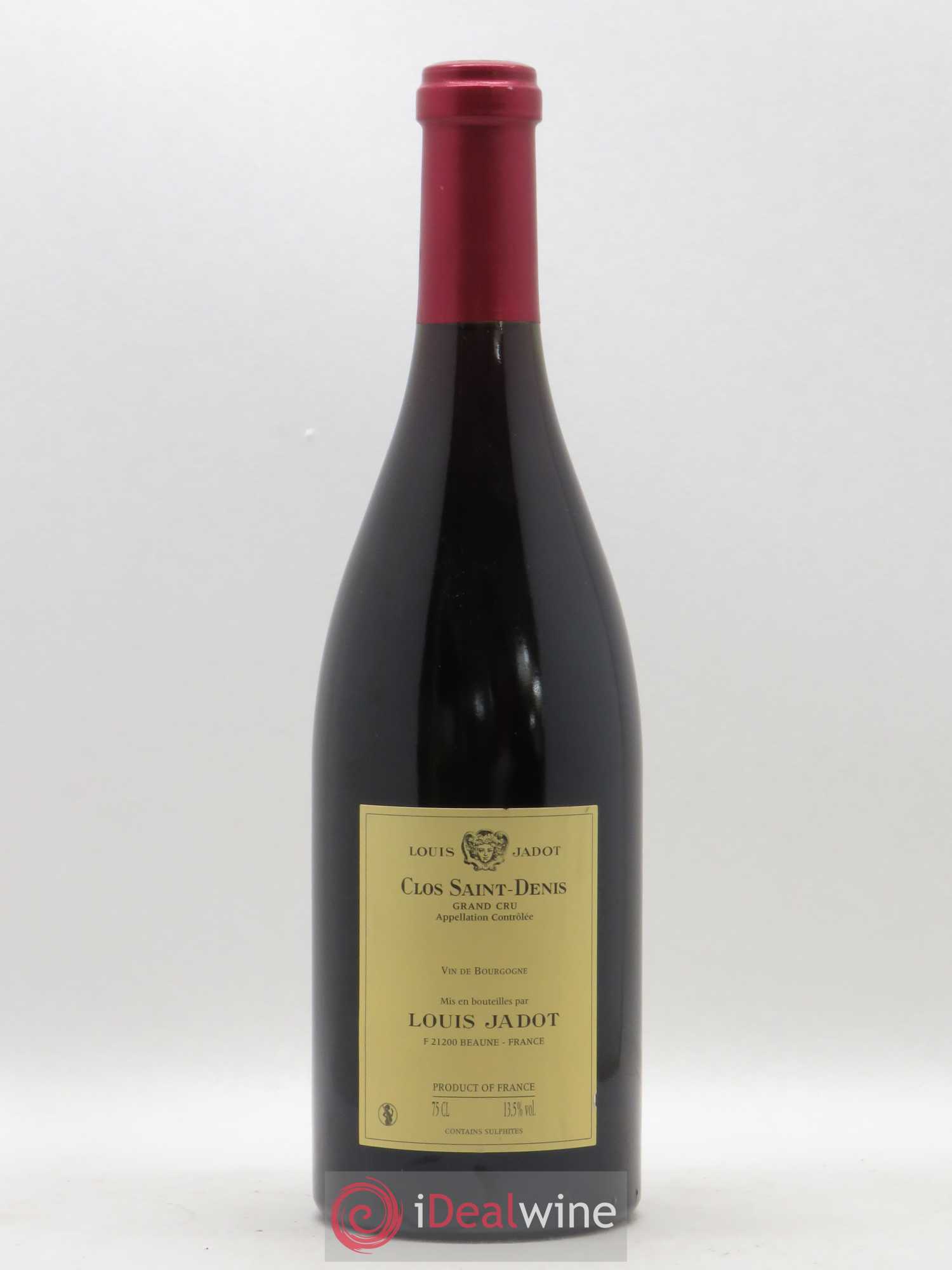 Clos Saint-Denis Grand Cru Maison Louis Jadot (sans prix de réserve) 2011 - Lot de 1 bouteille - 1