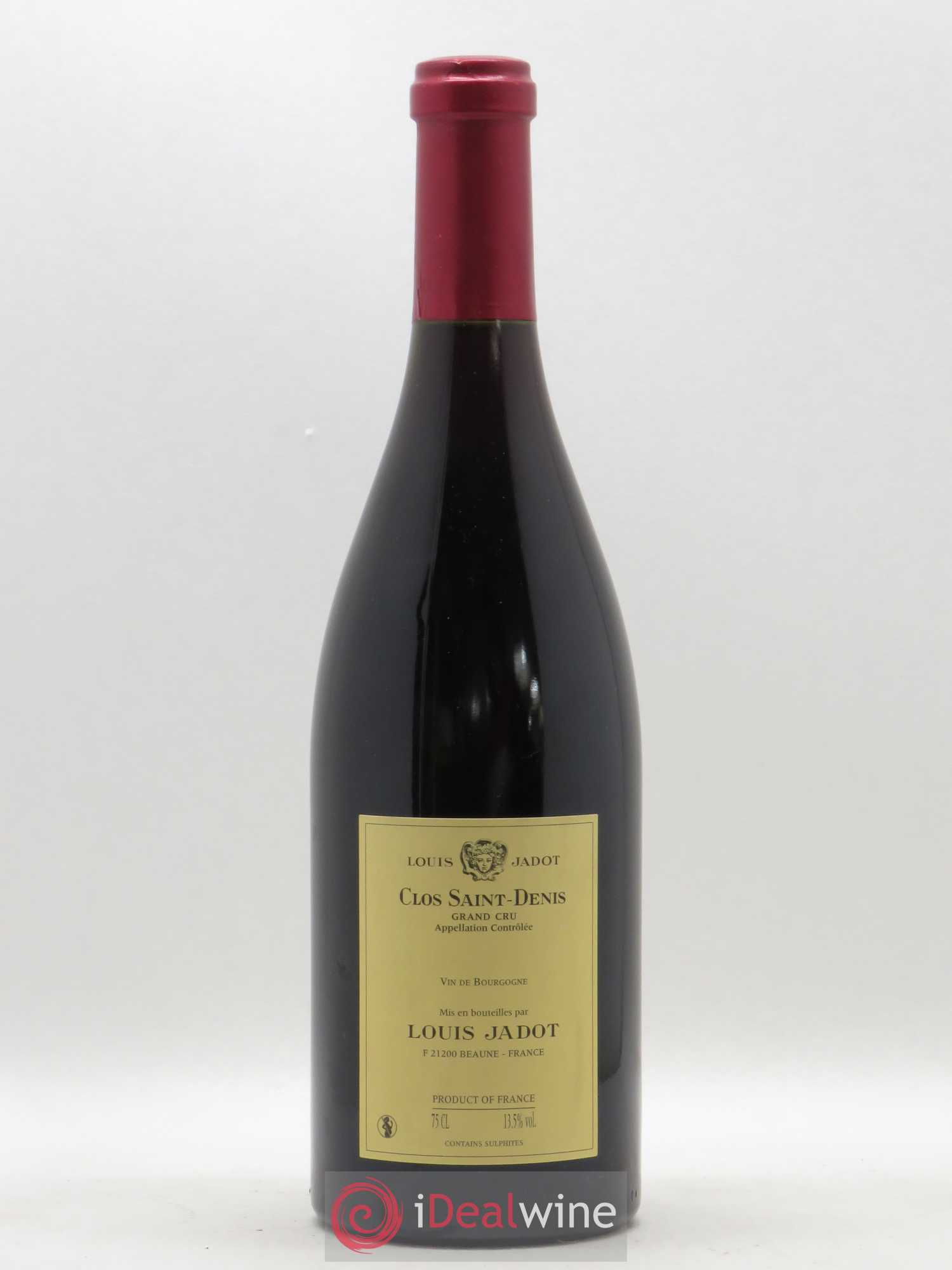Clos Saint-Denis Grand Cru Maison Louis Jadot 2011 - Lot de 1 bouteille - 1