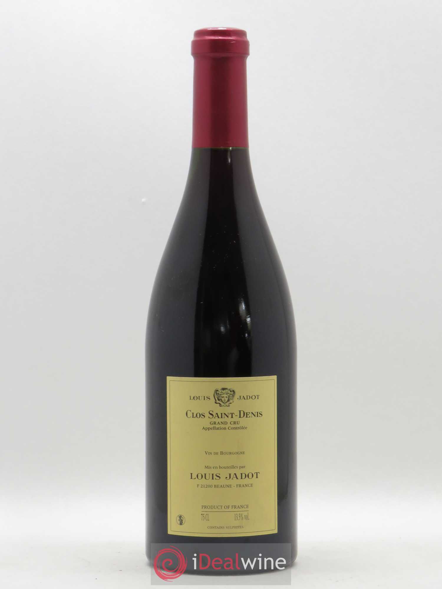 Clos Saint-Denis Grand Cru Maison Louis Jadot 2011 - Lot de 1 bouteille - 1
