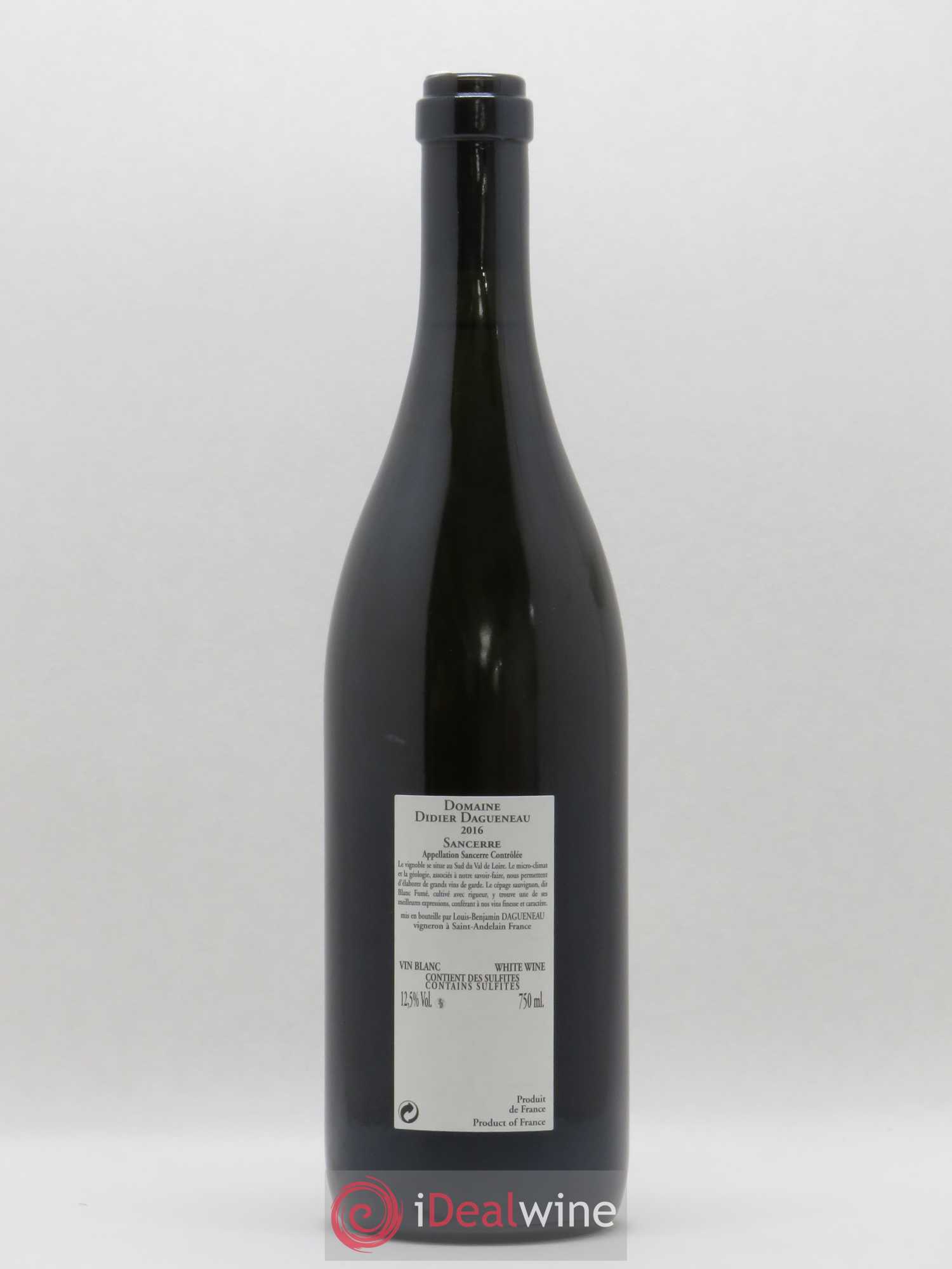 Sancerre En Chailloux Domaine Dagueneau 2016 - Posten von 1 Flasche - 1