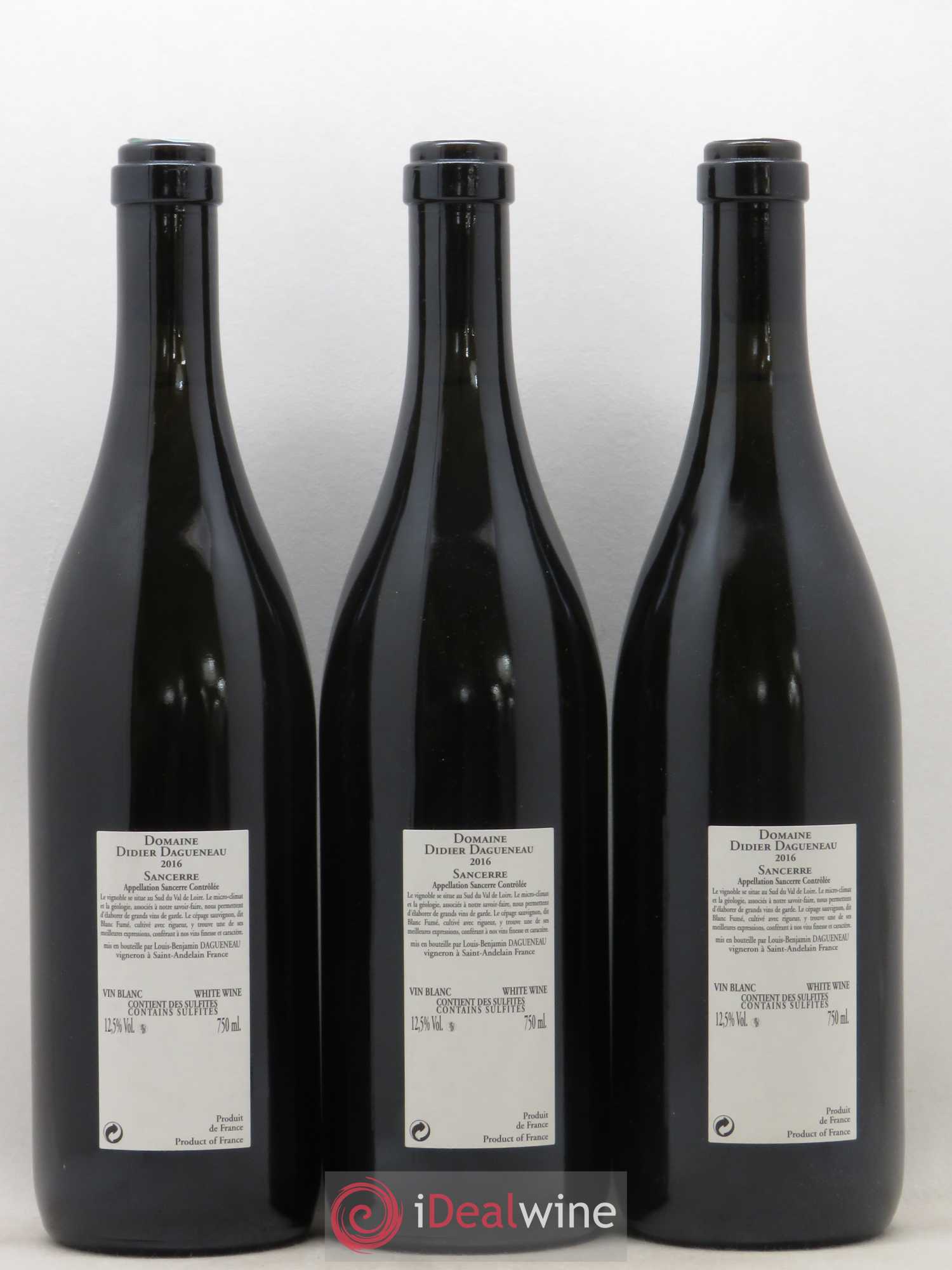 Sancerre En Chailloux Domaine Dagueneau 2016 - Posten von 3 Flaschen - 1