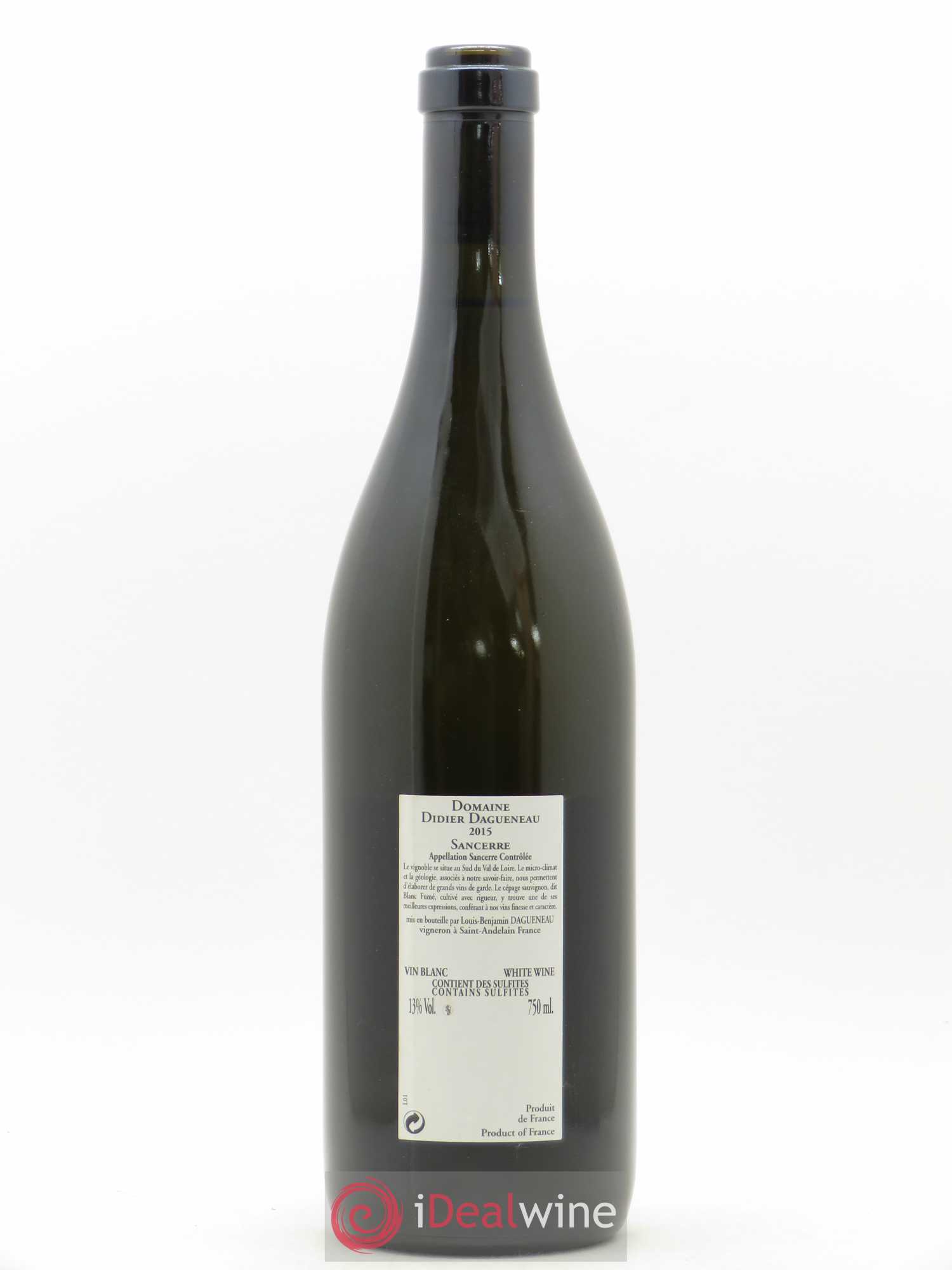 Sancerre En Chailloux Domaine Dagueneau 2015 - Posten von 1 Flasche - 1